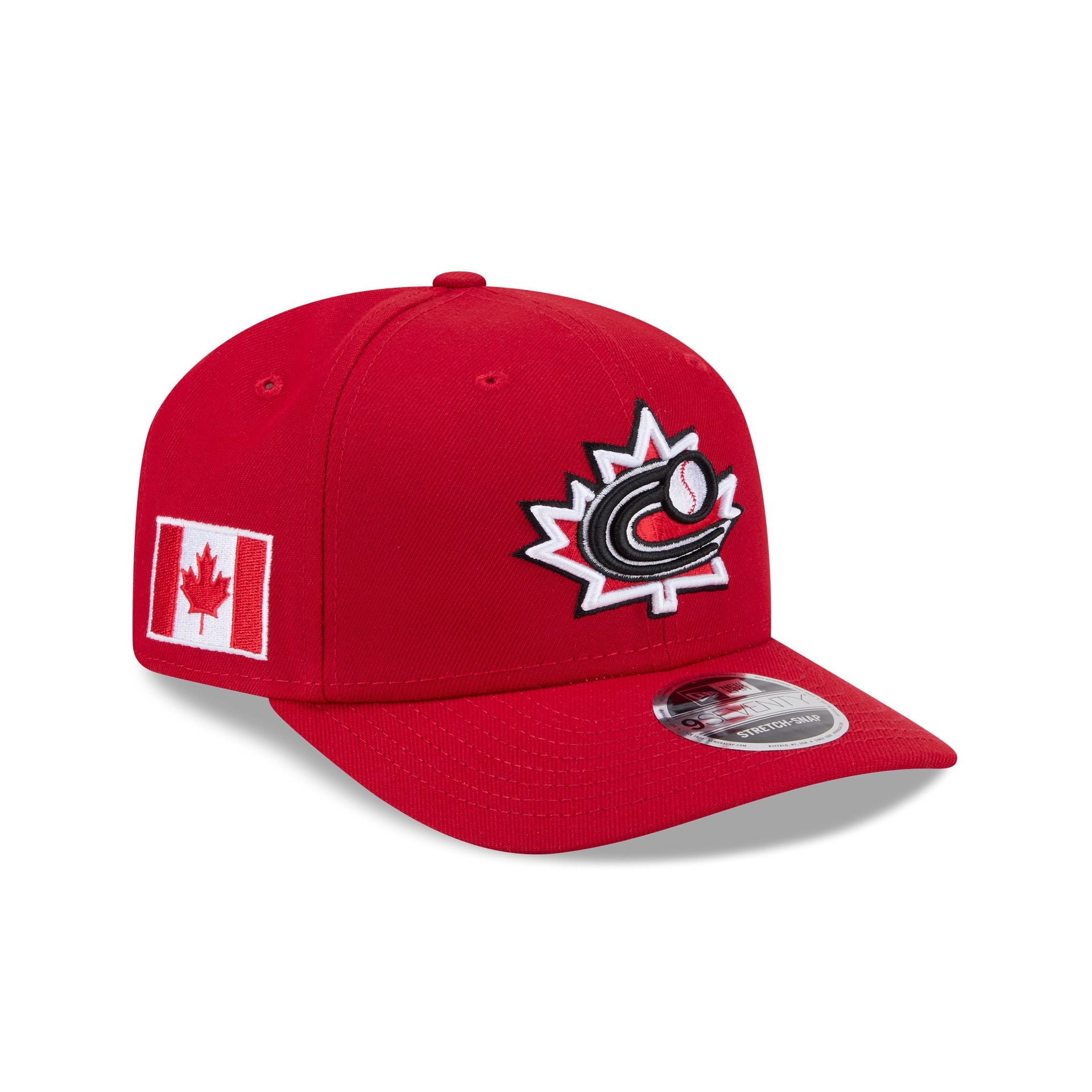 2026 World Baseball Classic Canada 9Seventy Stretch-Snap Hat