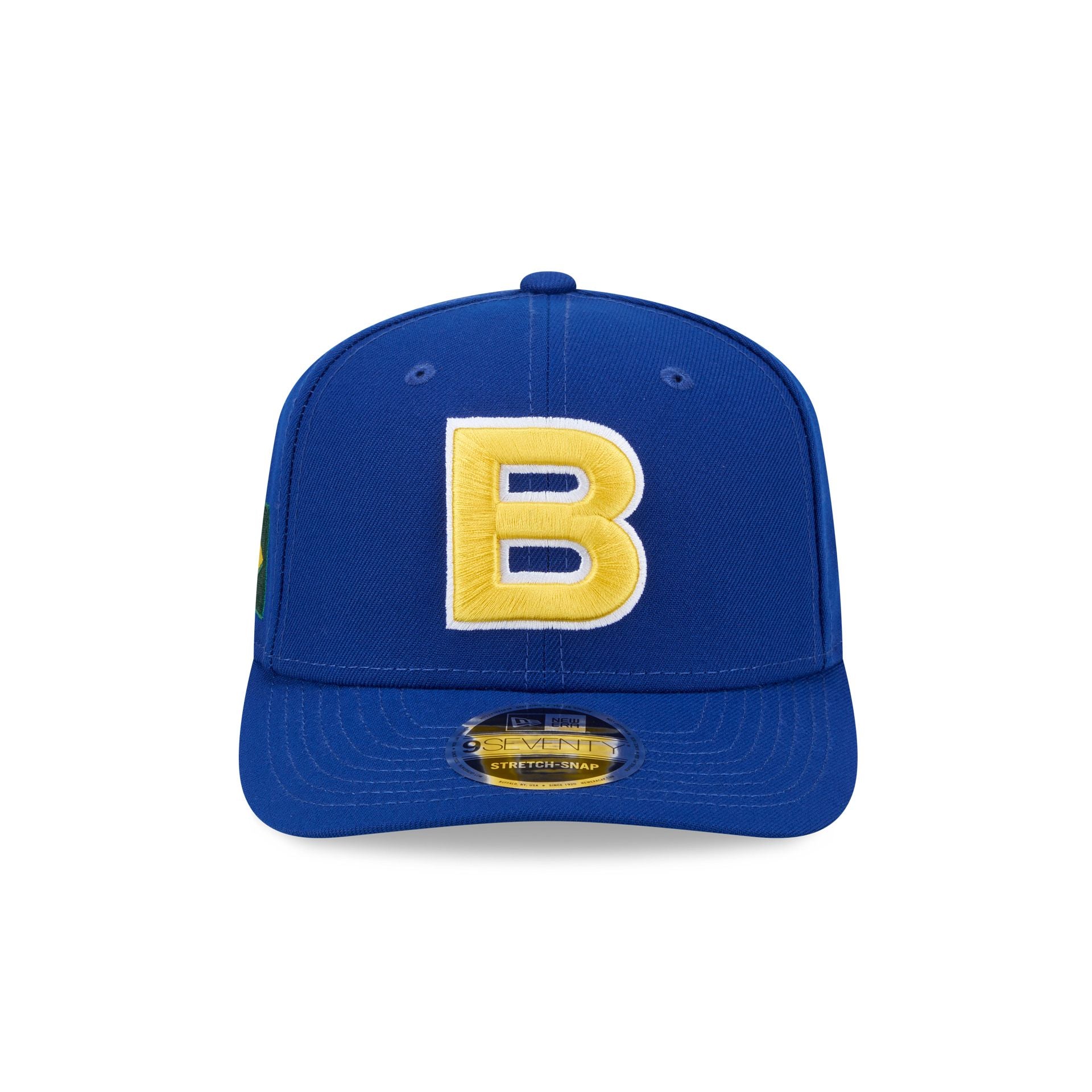 Alternative view of 2026 World Baseball Classic Brazil 9Seventy Stretch-Snap Hat