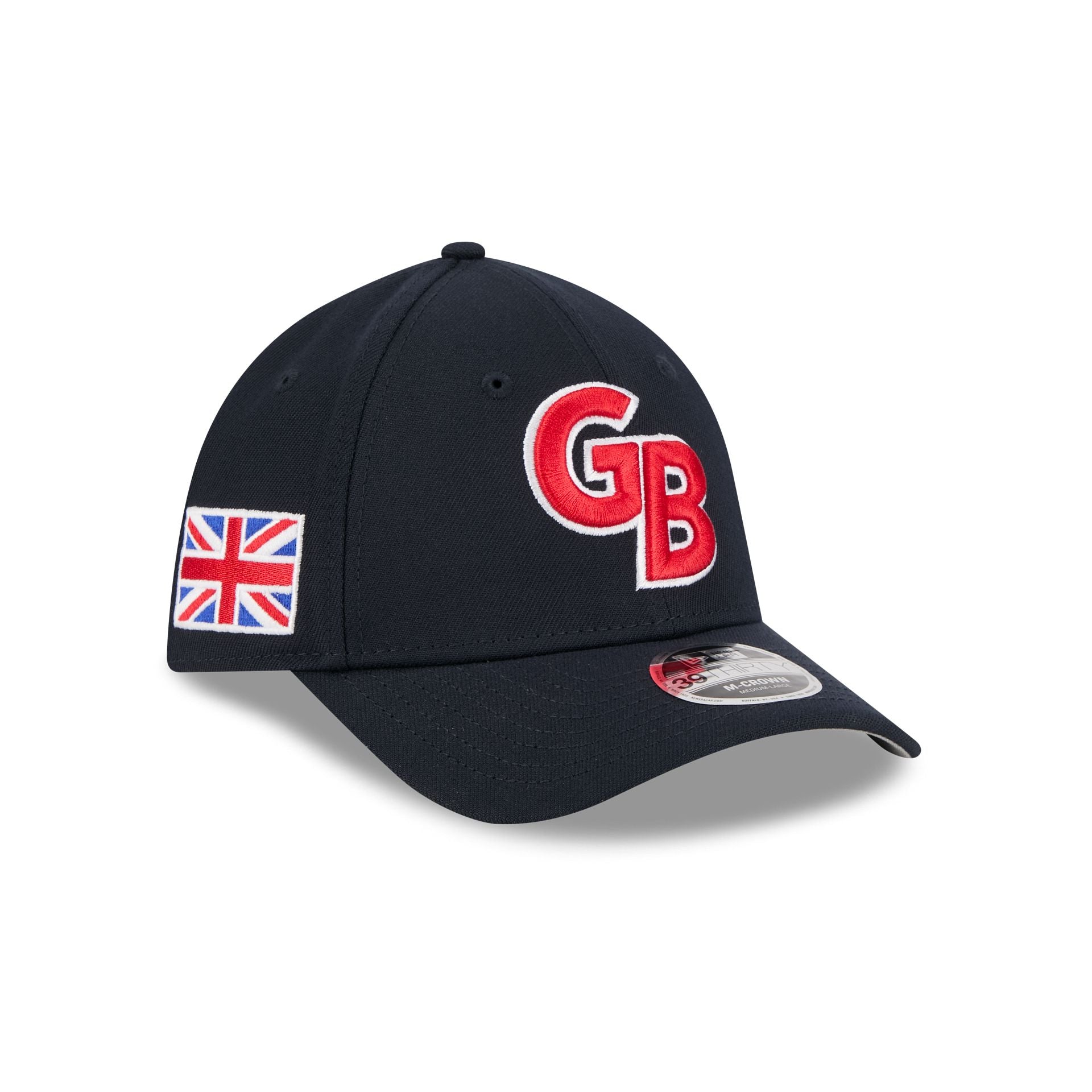 2026 World Baseball Classic Great Britain 39Thirty M-Crown Stretch Fit Hat
