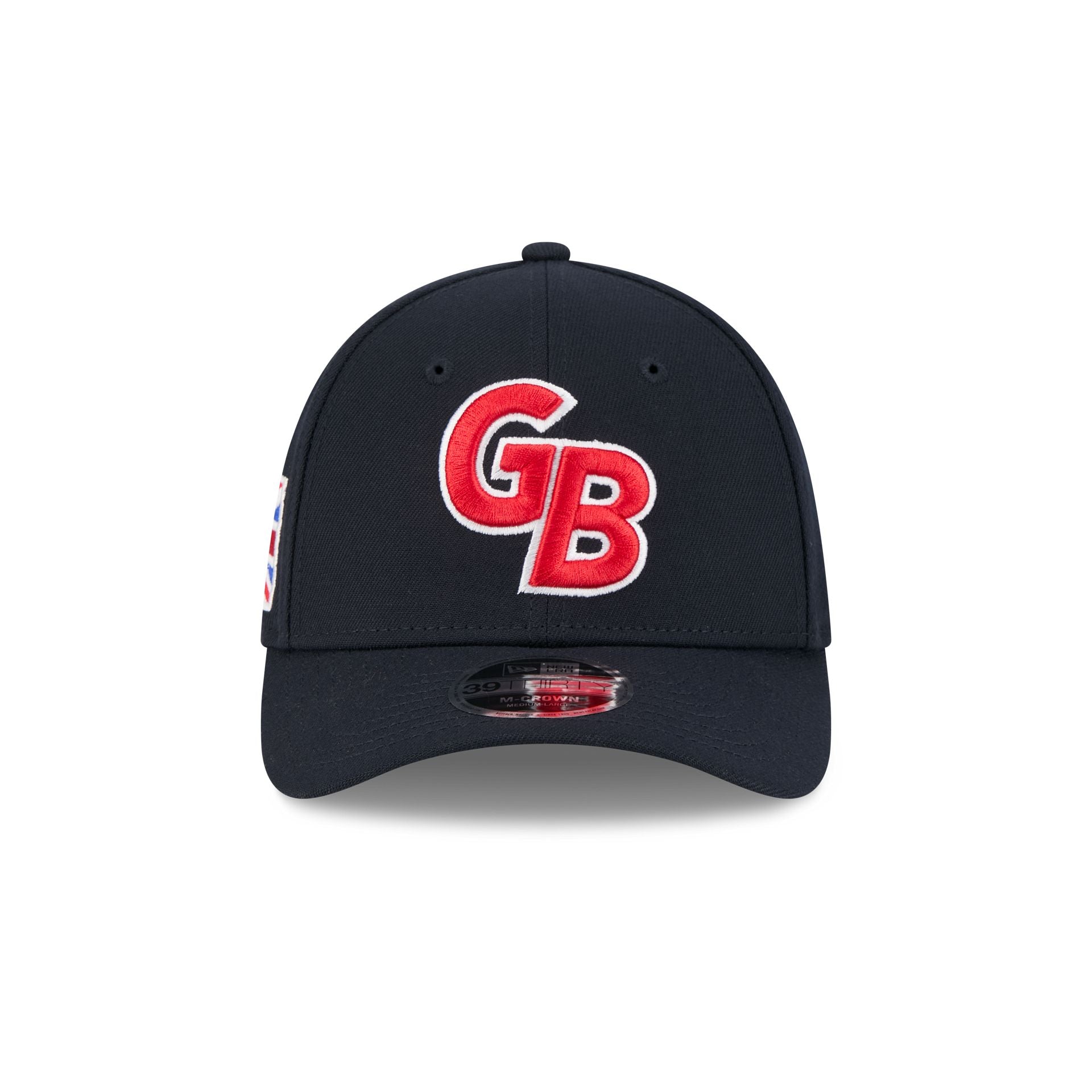 Alternative view of 2026 World Baseball Classic Great Britain 39Thirty M-Crown Stretch Fit Hat