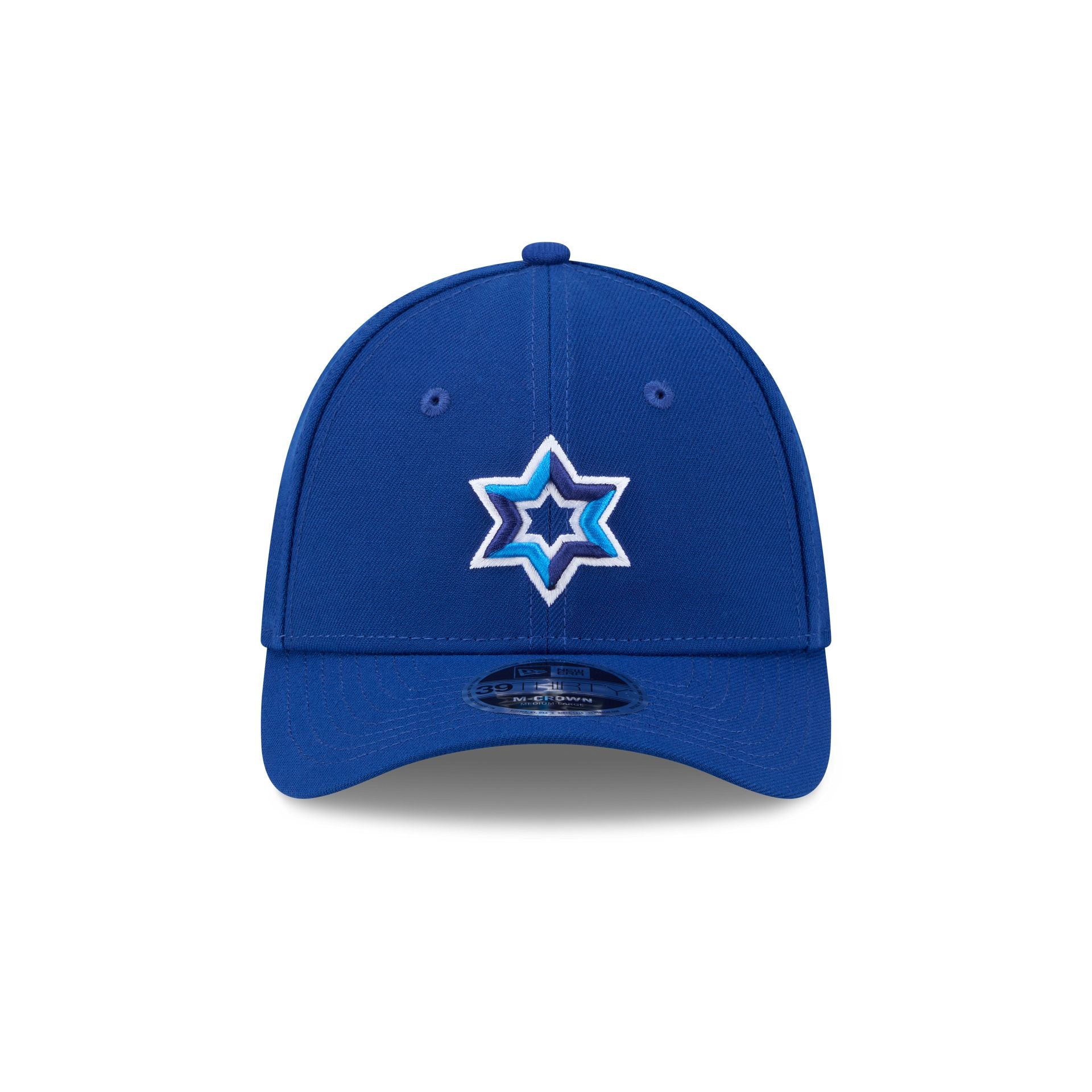 Alternative view of 2026 World Baseball Classic Israel 39Thirty M-Crown Stretch Fit Hat