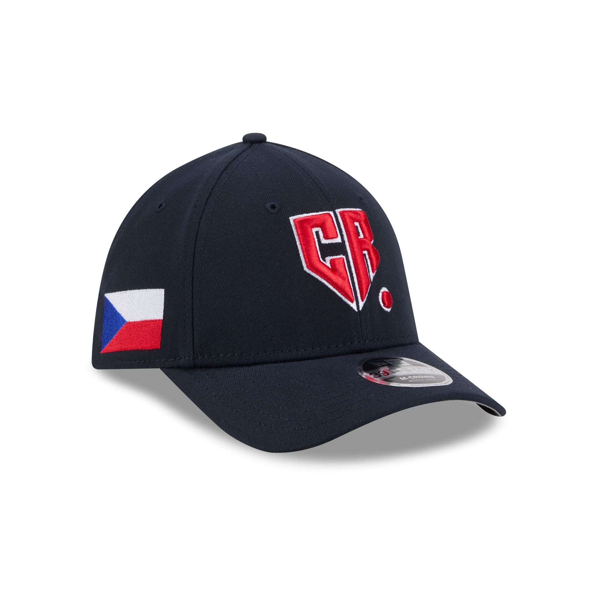 2026 World Baseball Classic Czechia 39Thirty M-Crown Stretch Fit Hat