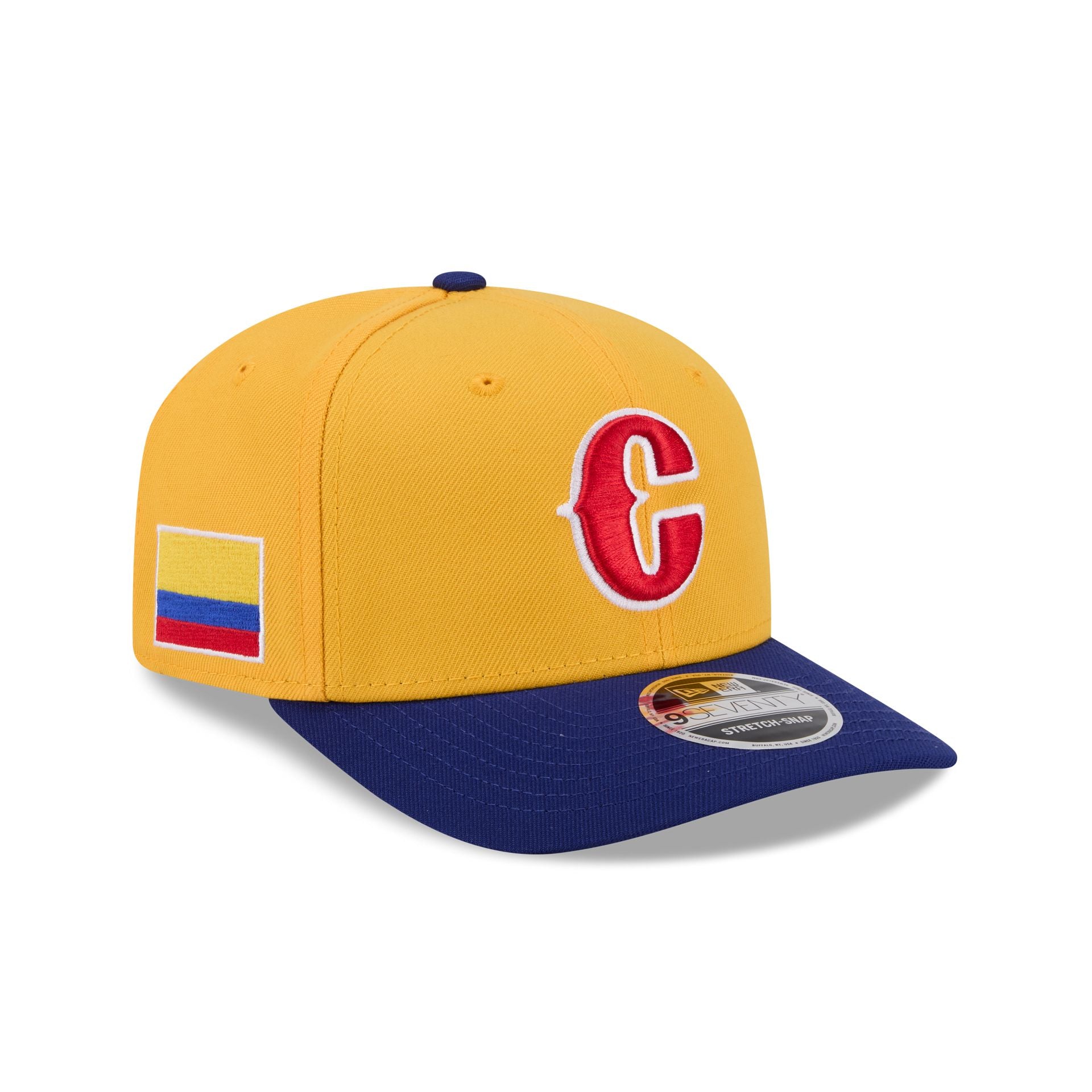 2026 World Baseball Classic Colombia 9Seventy Stretch-Snap Hat