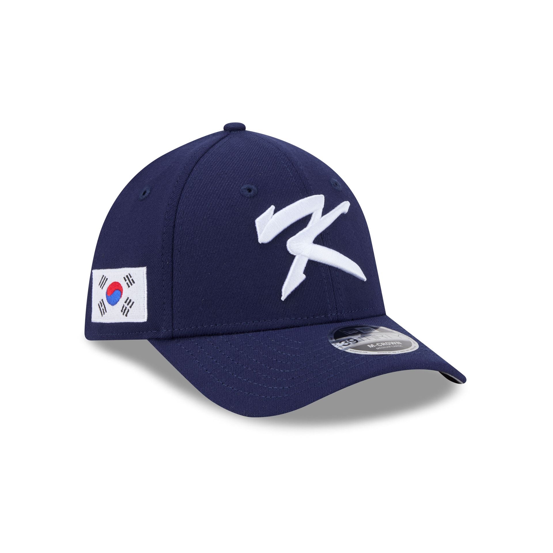 2026 World Baseball Classic Korea 39Thirty M-Crown Stretch Fit Hat