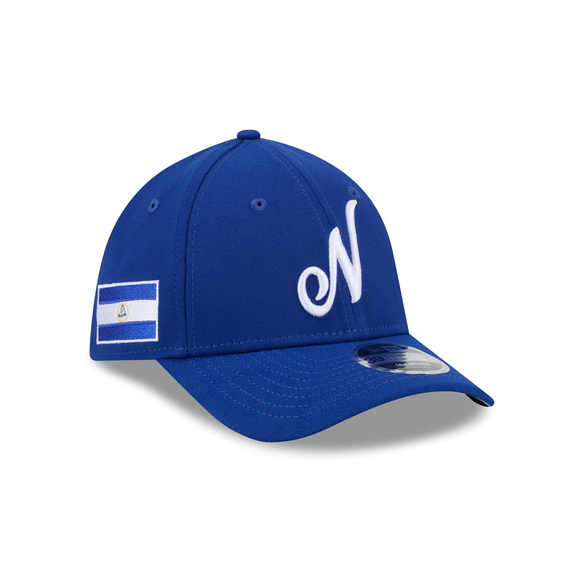 2026 World Baseball Classic Nicaragua 39Thirty M-Crown Stretch Fit Hat