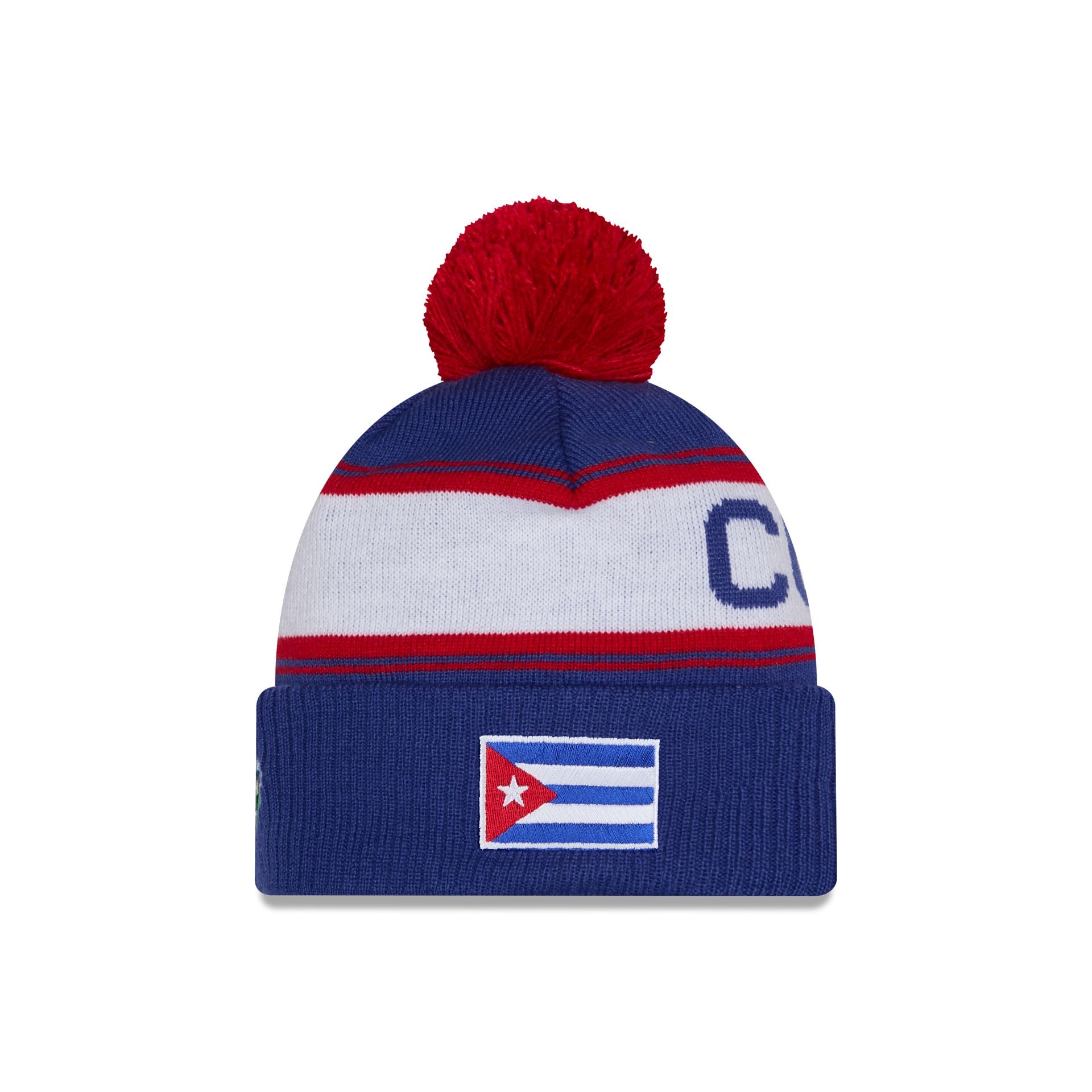 Alternative view of 2026 World Baseball Classic Cuba Pom Knit Hat