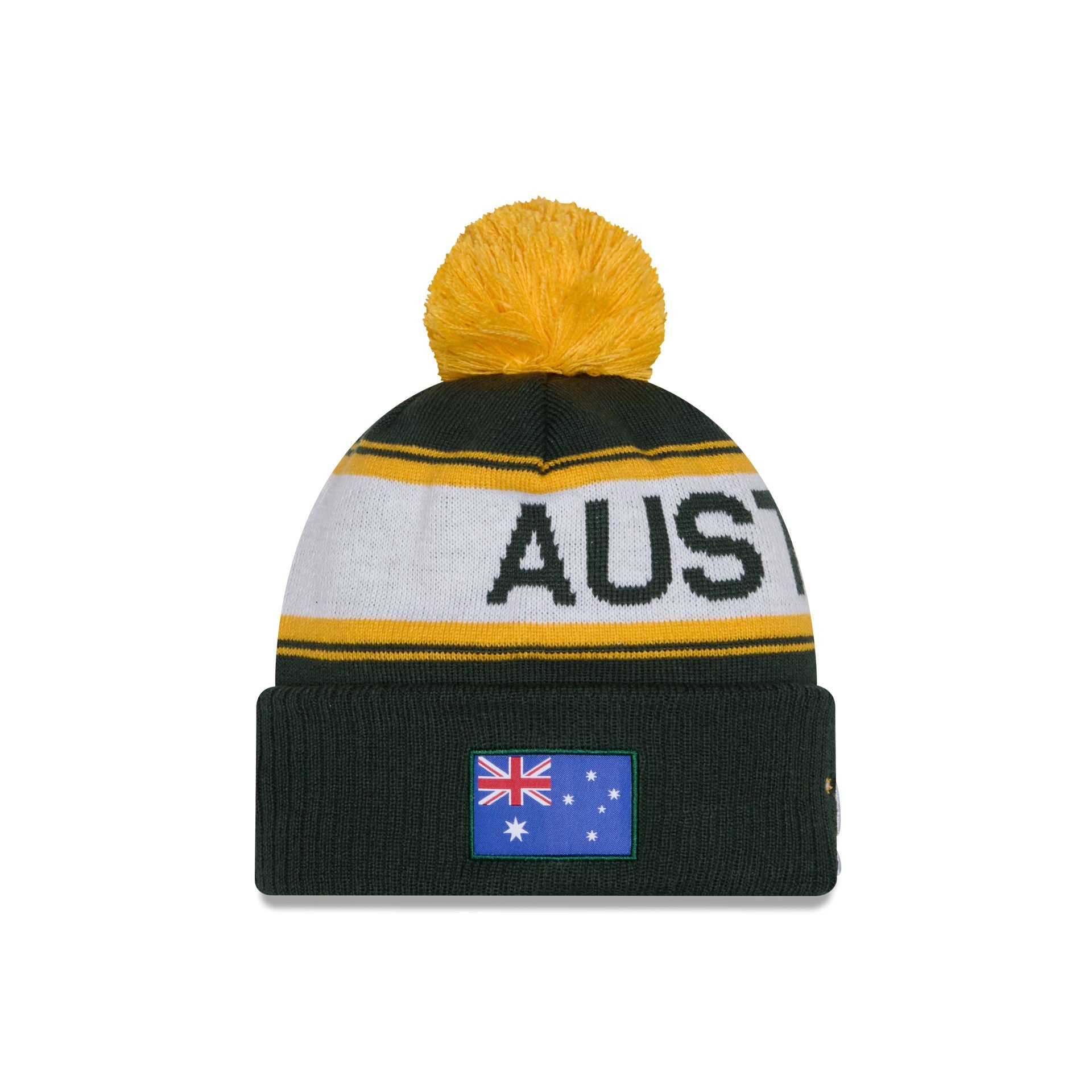 Alternative view of 2026 World Baseball Classic Australia Pom Knit Hat