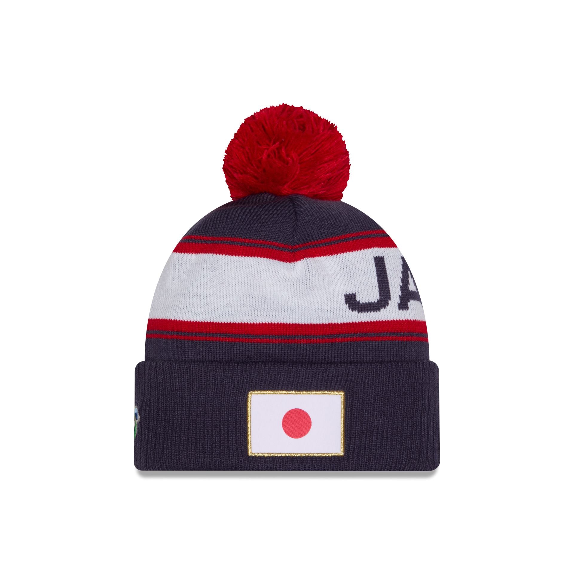 Alternative view of 2026 World Baseball Classic Japan Pom Knit Hat