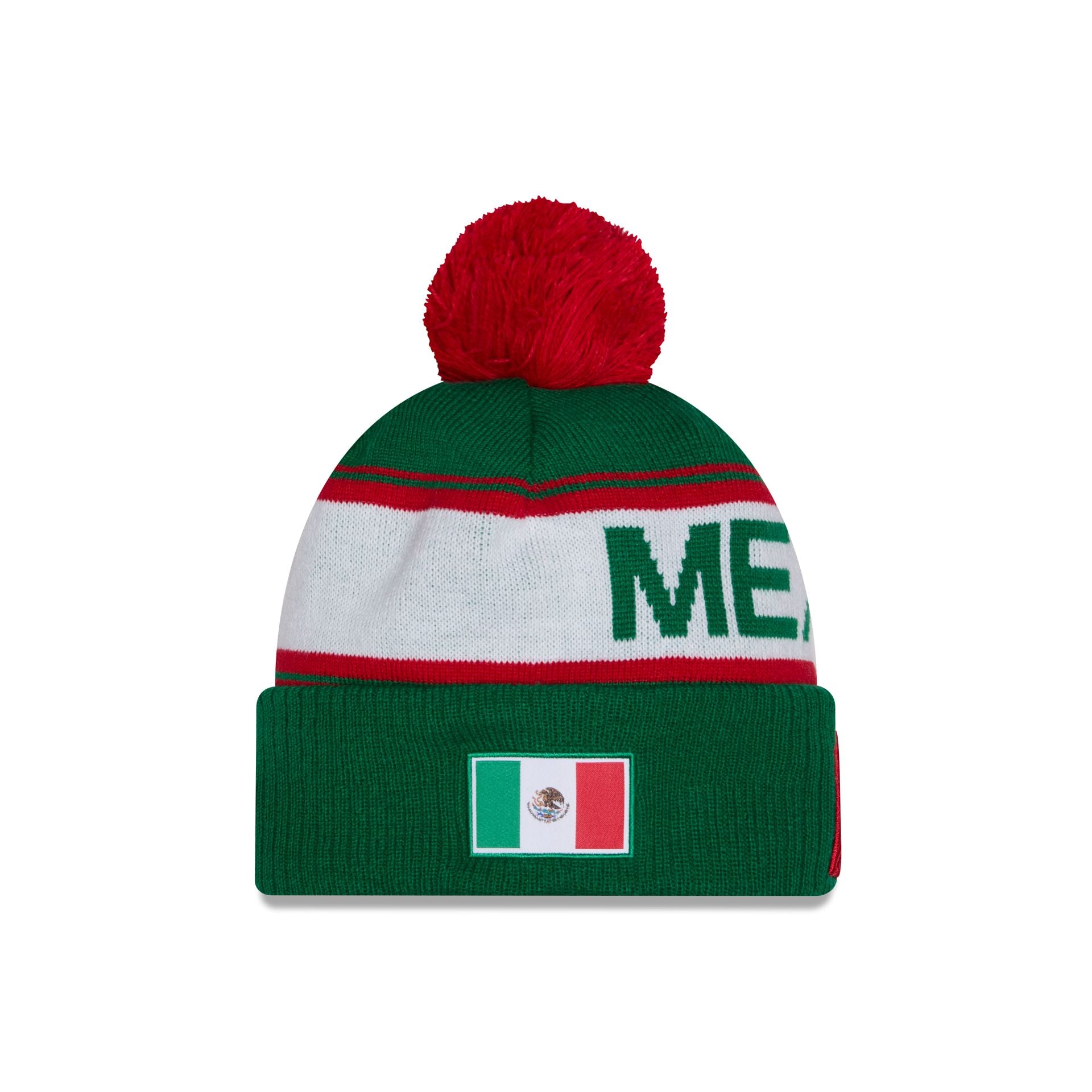 Alternative view of 2026 World Baseball Classic Mexico Pom Knit Hat