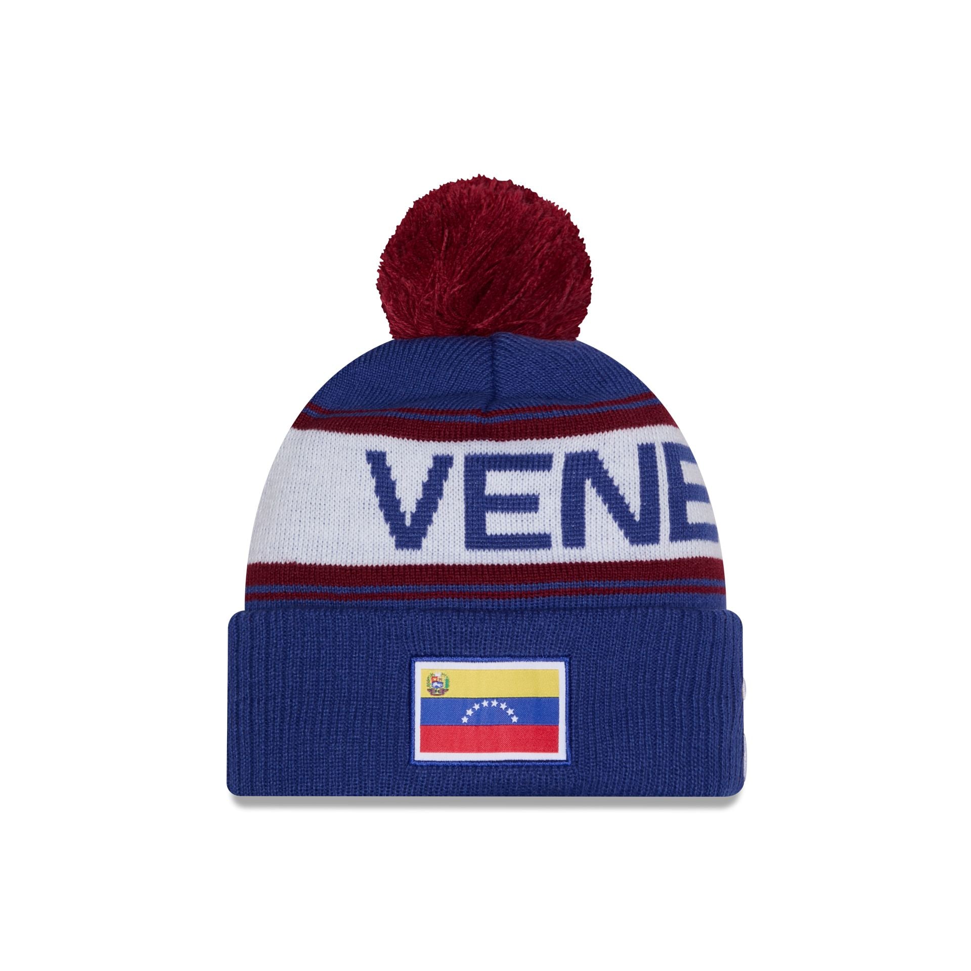 Alternative view of 2026 World Baseball Classic Venezuela Pom Knit Hat