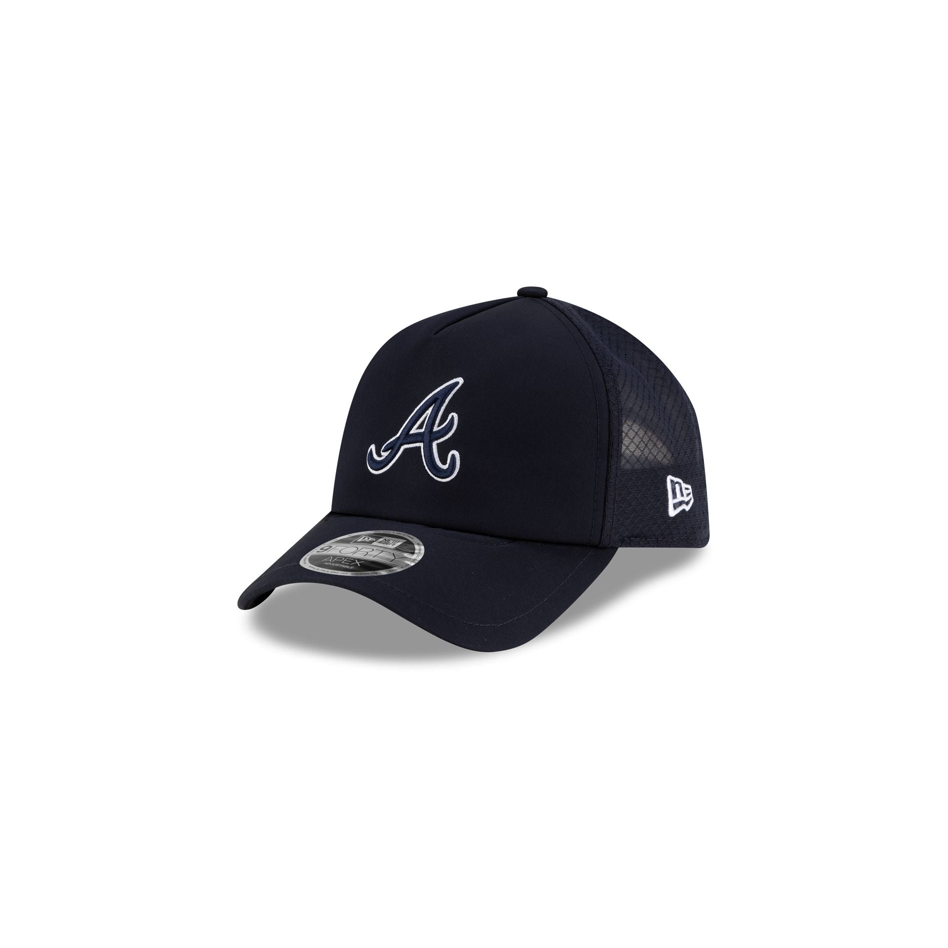 Atlanta Braves 2026 Batting Practice Kids 9Forty Apex Trucker Hat