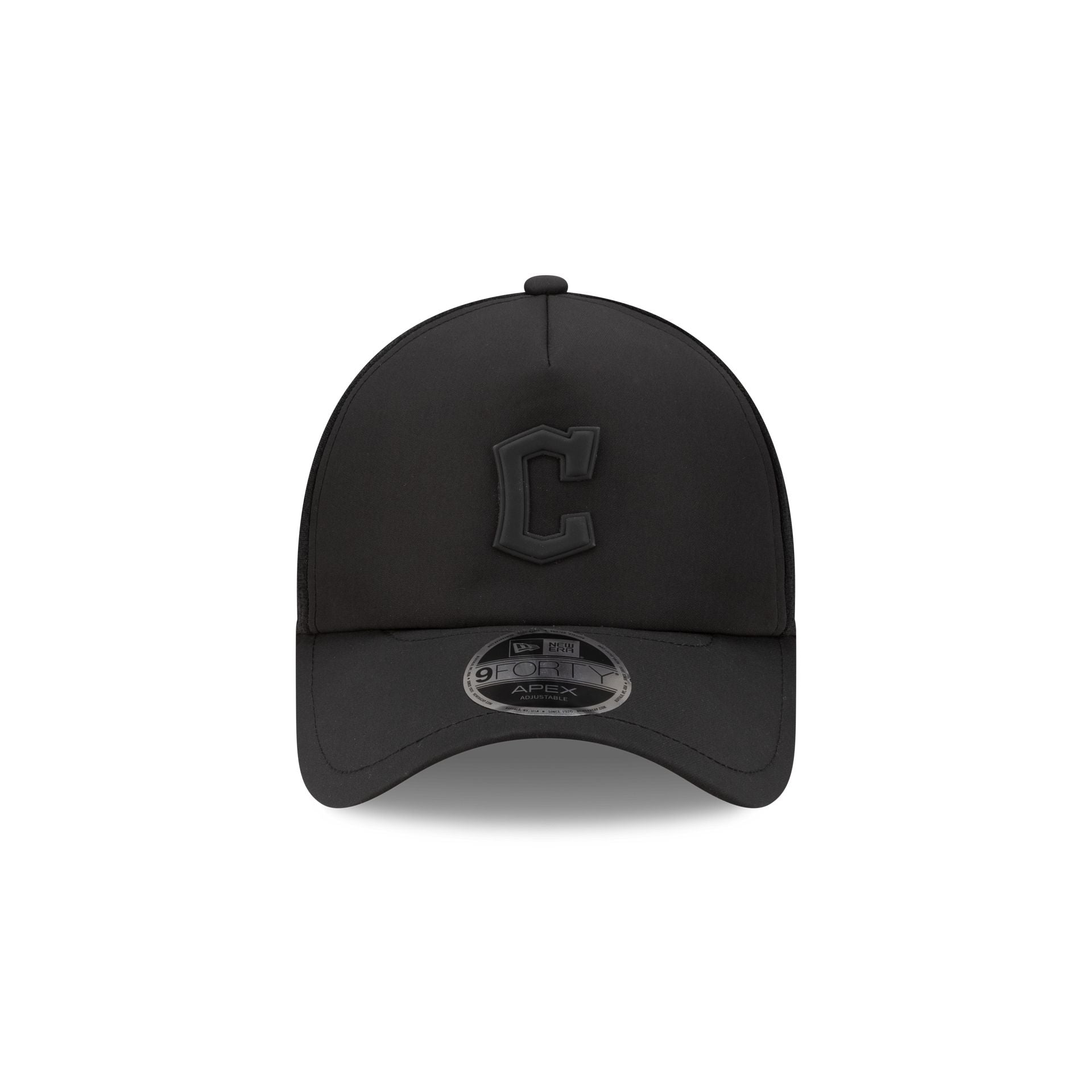 Alternative view of Cleveland Guardians 2026 Batting Practice Black 9Forty Apex Trucker Hat