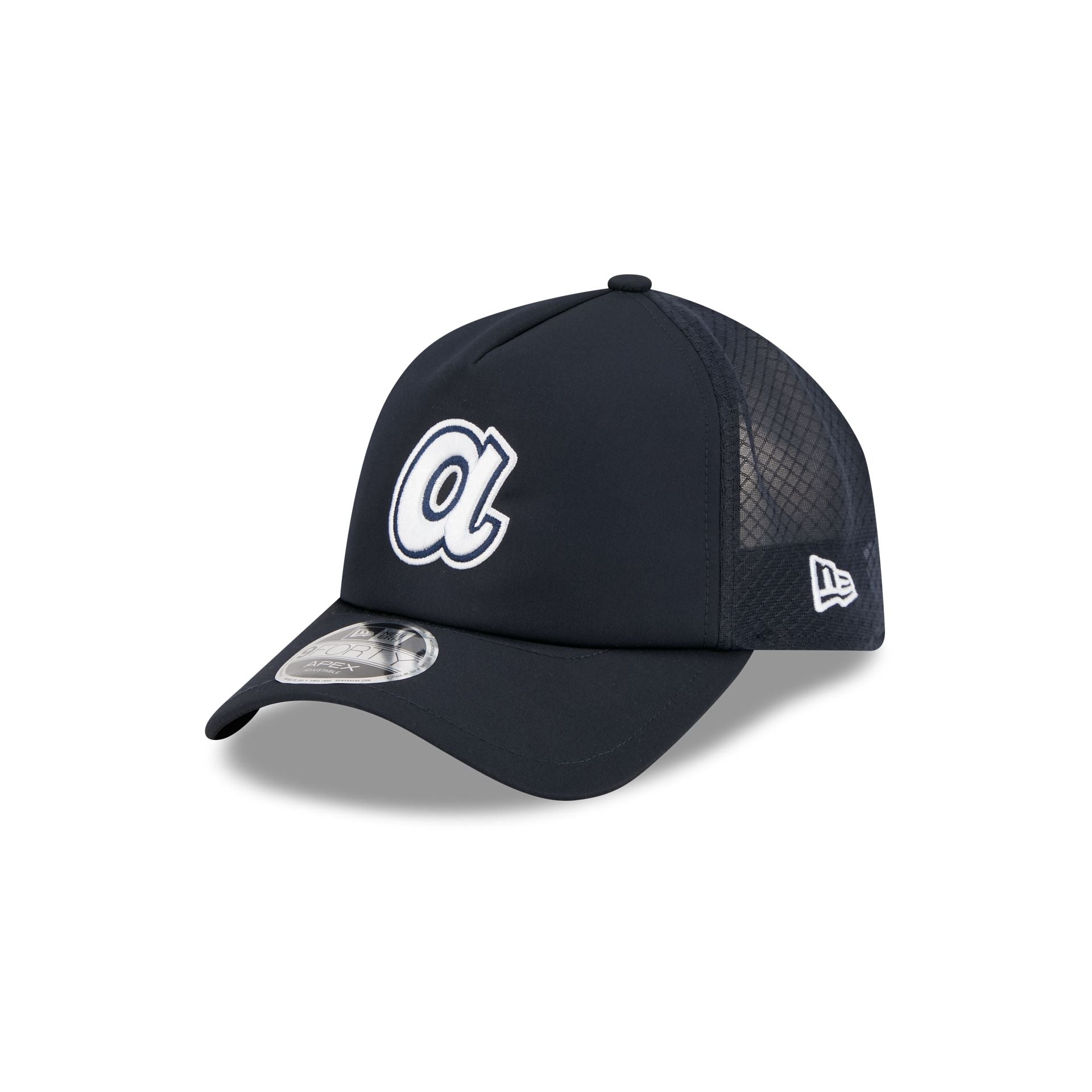 Atlanta Braves 2026 Batting Practice Alt A 9Forty Apex Trucker Hat