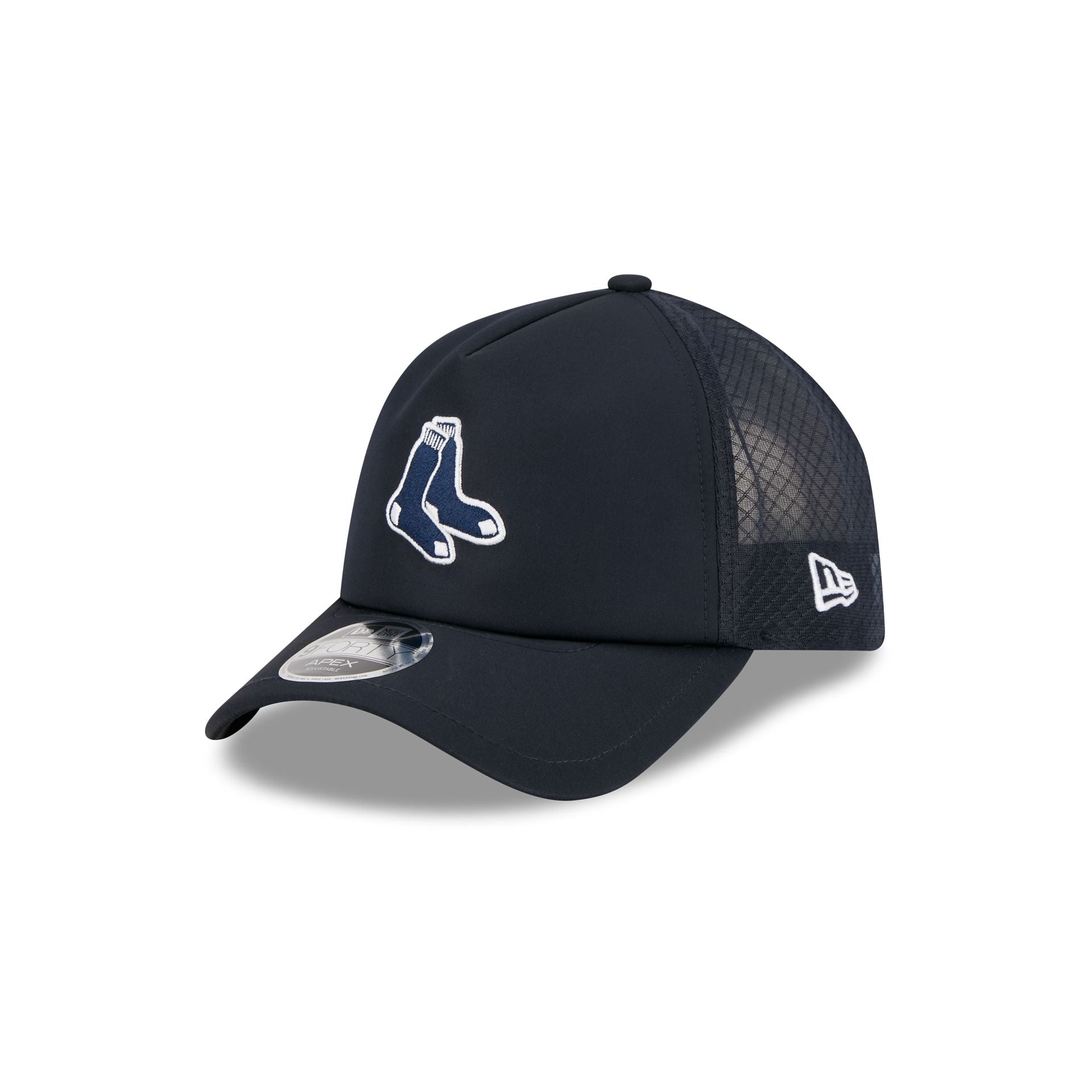 Boston Red Sox 2026 Batting Practice Alt Sox 9Forty Apex Trucker Hat