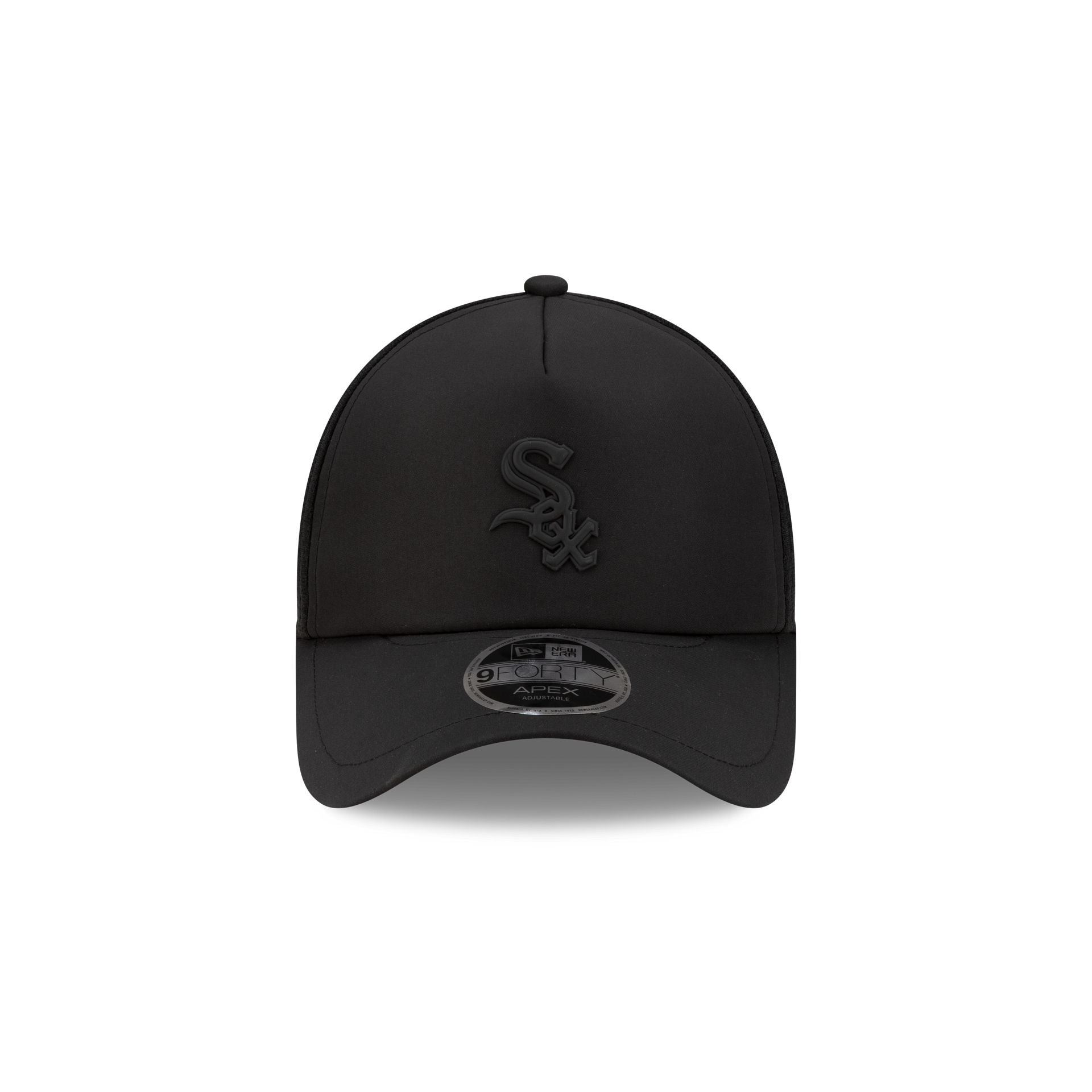 Alternative view of Chicago White Sox 2026 Batting Practice Black 9Forty Apex Trucker Hat