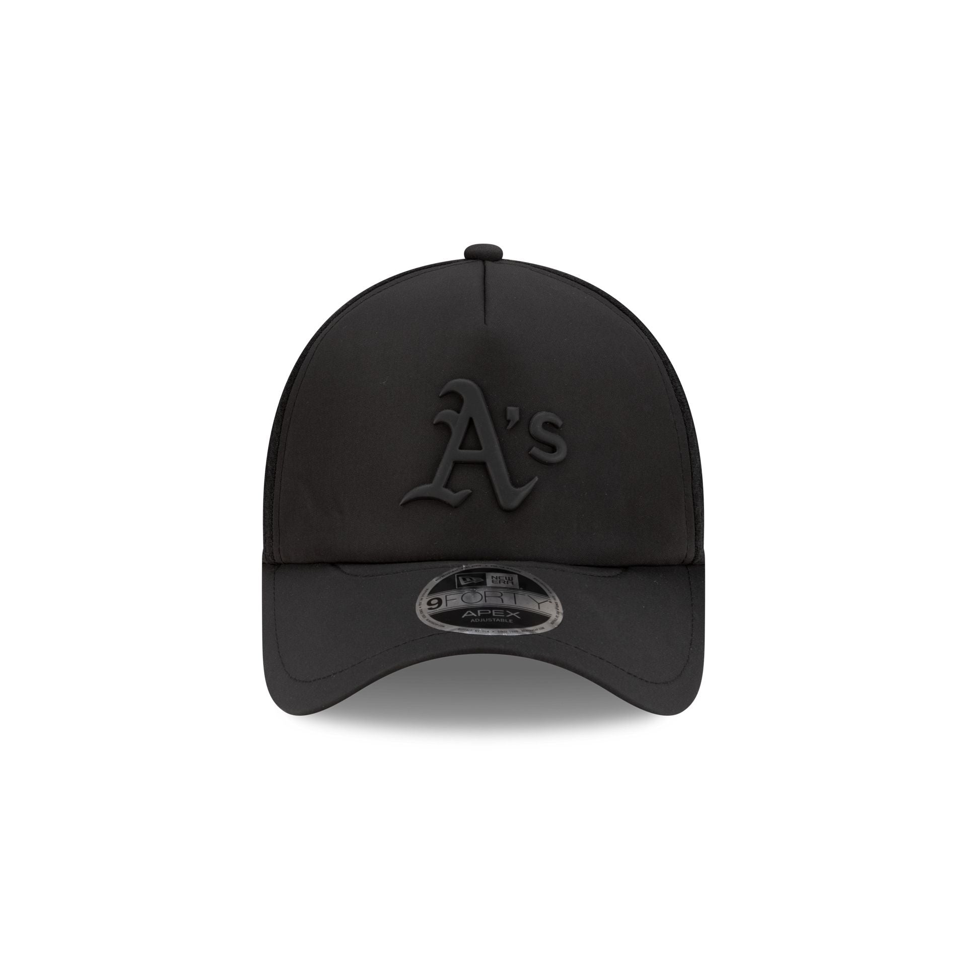 Alternative view of Athletics 2026 Batting Practice Black 9Forty Apex Trucker Hat