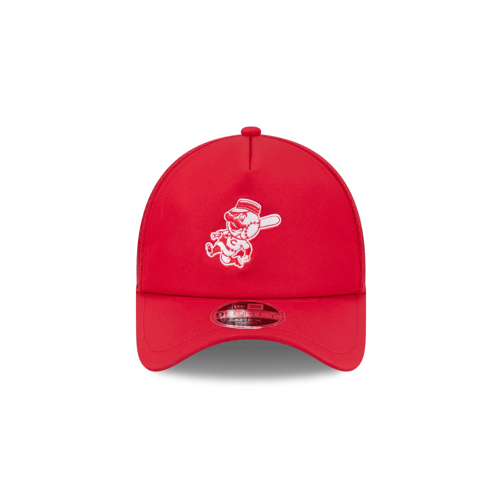 Alternative view of Cincinnati Reds 2026 Batting Practice Alt Mr. Red 9Forty Apex Trucker Hat
