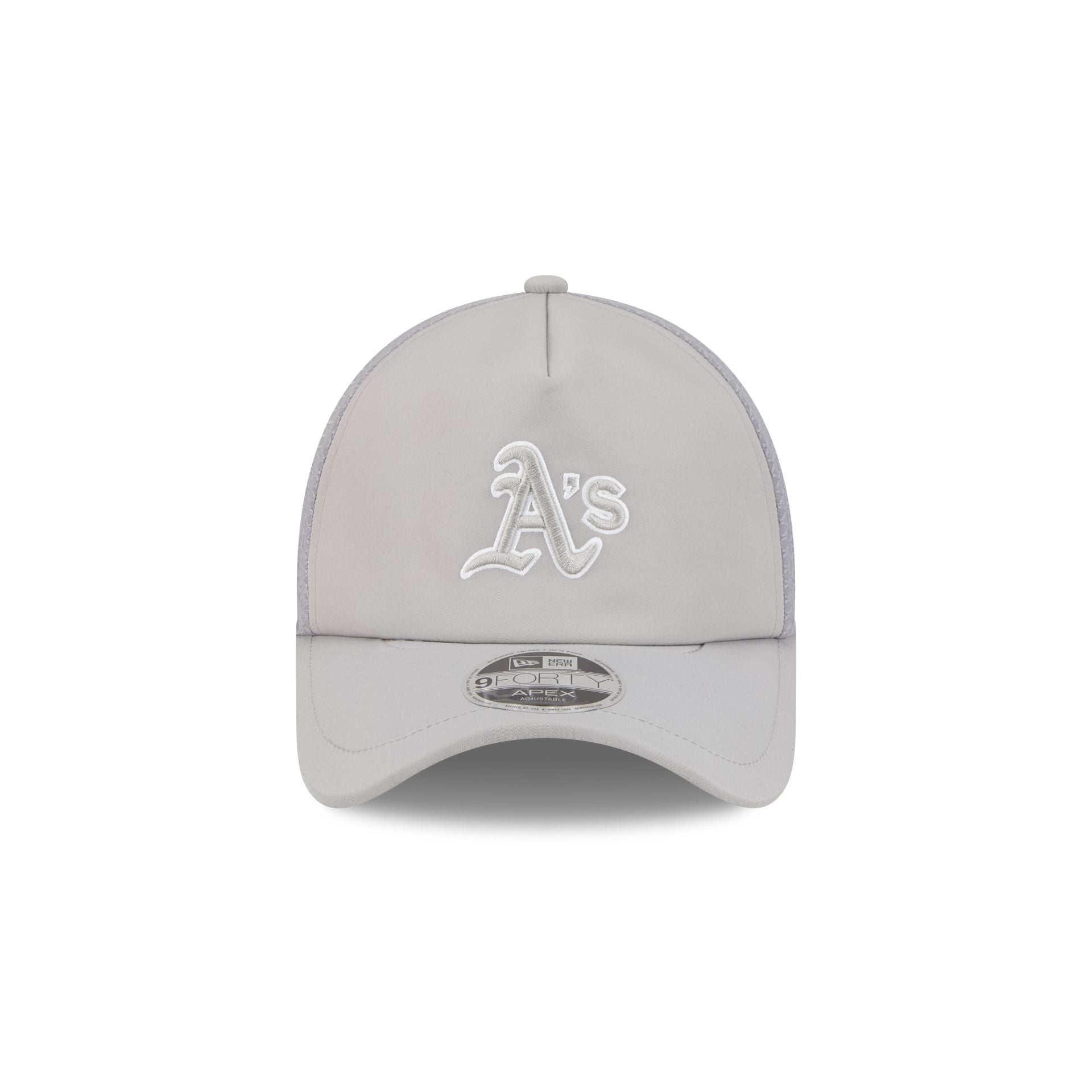 Alternative view of Athletics 2026 Batting Practice Gray 9Forty Apex Trucker Hat