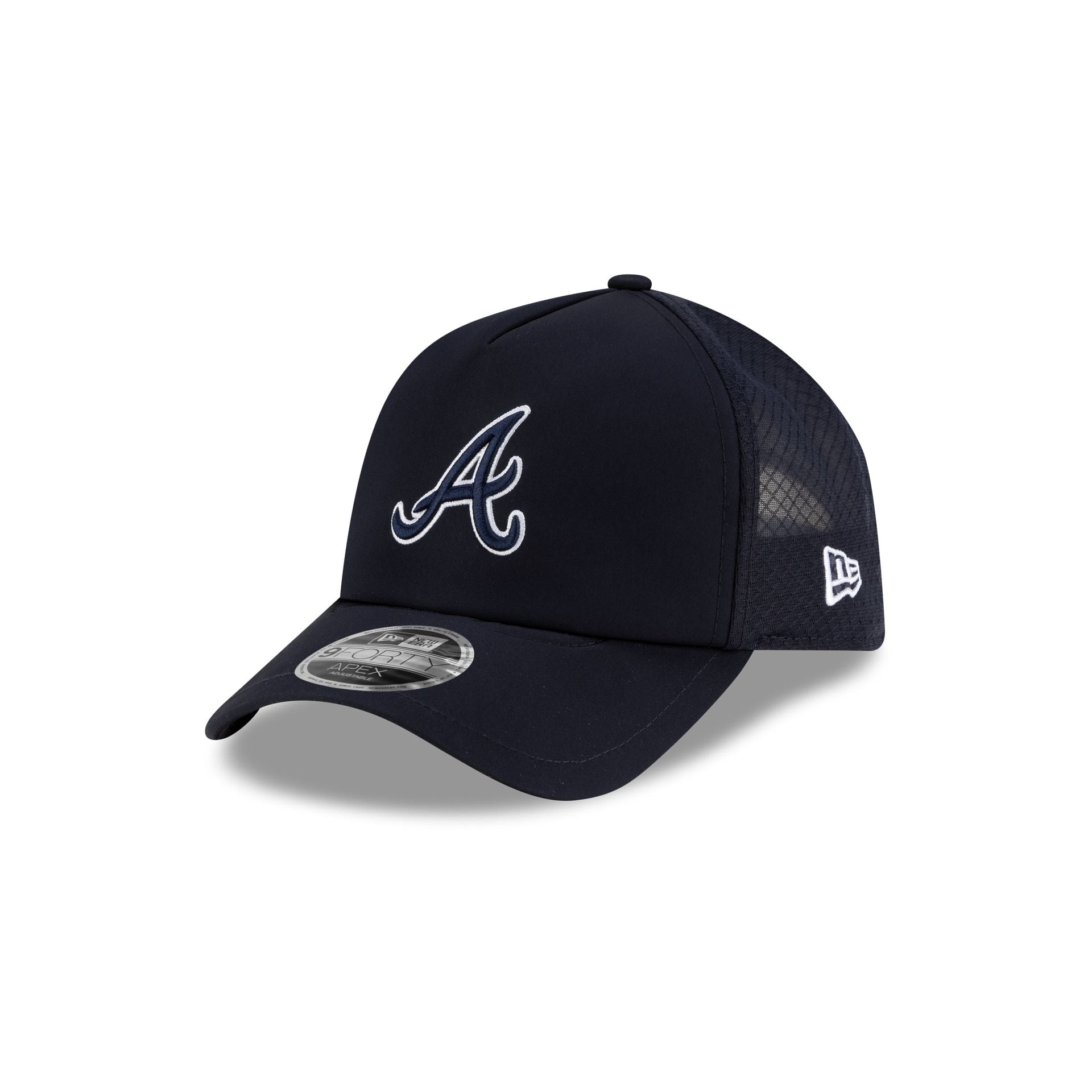 Atlanta Braves 2026 Batting Practice 9Forty Apex Trucker Hat