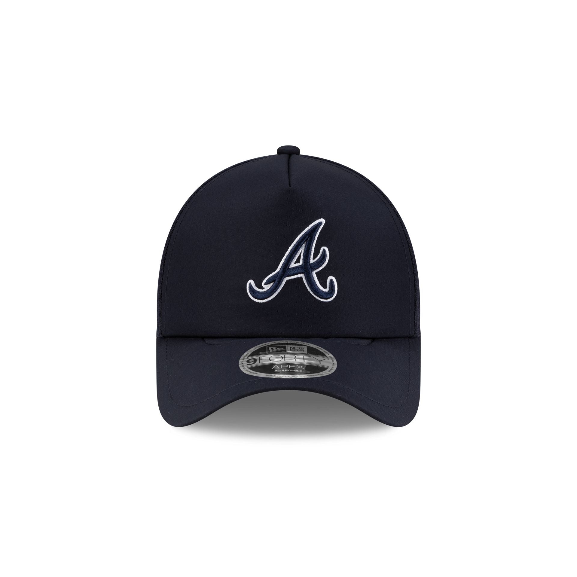 Alternative view of Atlanta Braves 2026 Batting Practice 9Forty Apex Trucker Hat