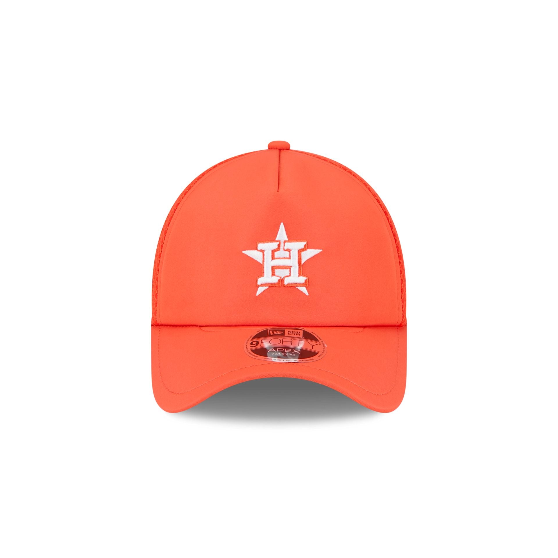 Alternative view of Houston Astros 2026 Batting Practice Colorway 9Forty Apex Trucker Hat