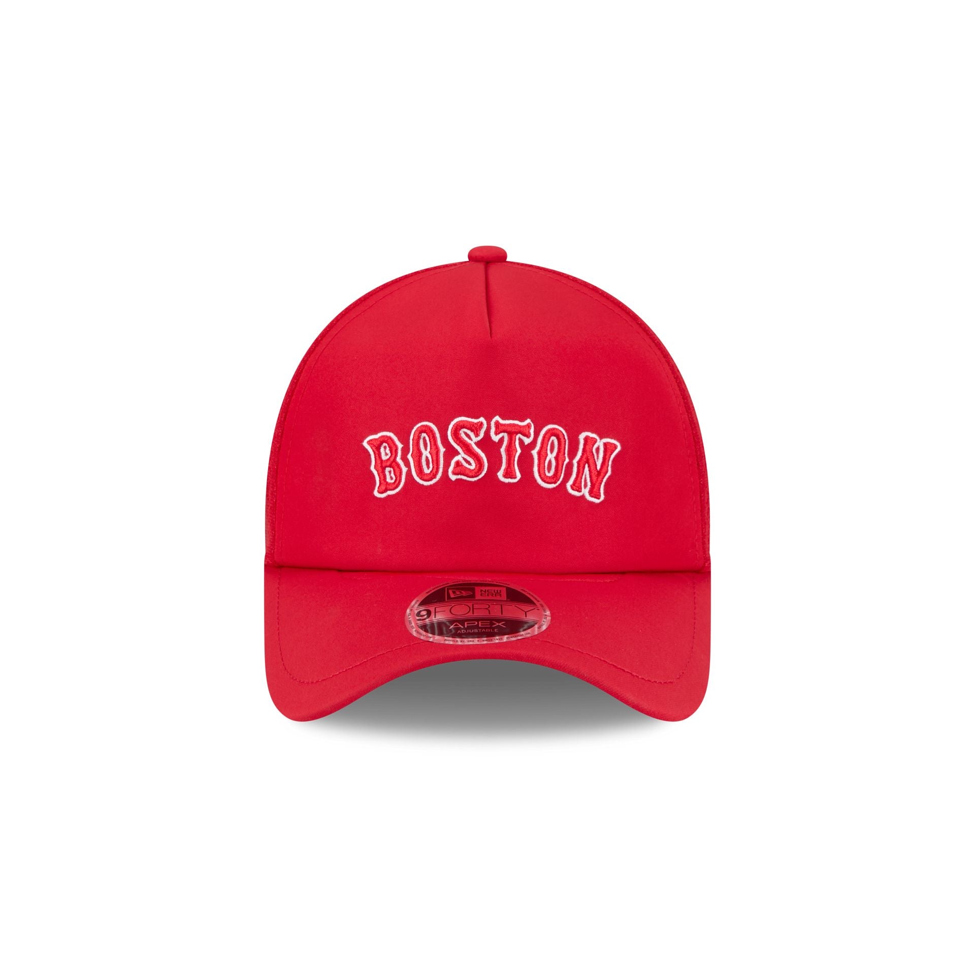 Alternative view of Boston Red Sox 2026 Batting Practice Alt Wordmark 9Forty Apex Trucker Hat