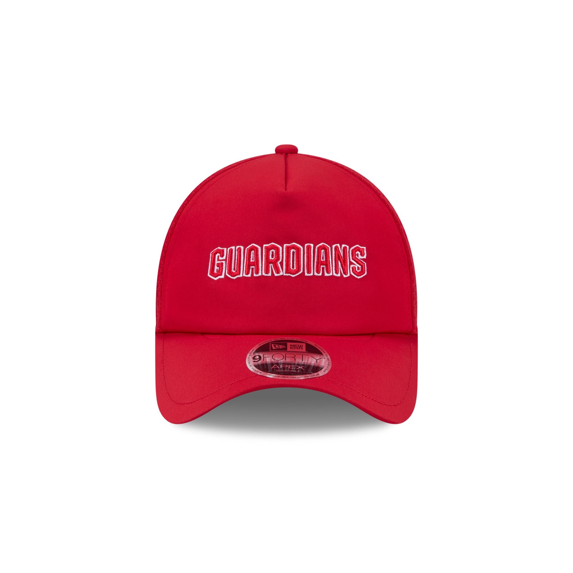 Alternative view of Cleveland Guardians 2026 Batting Practice Alt Wordmark 9Forty Apex Trucker Hat