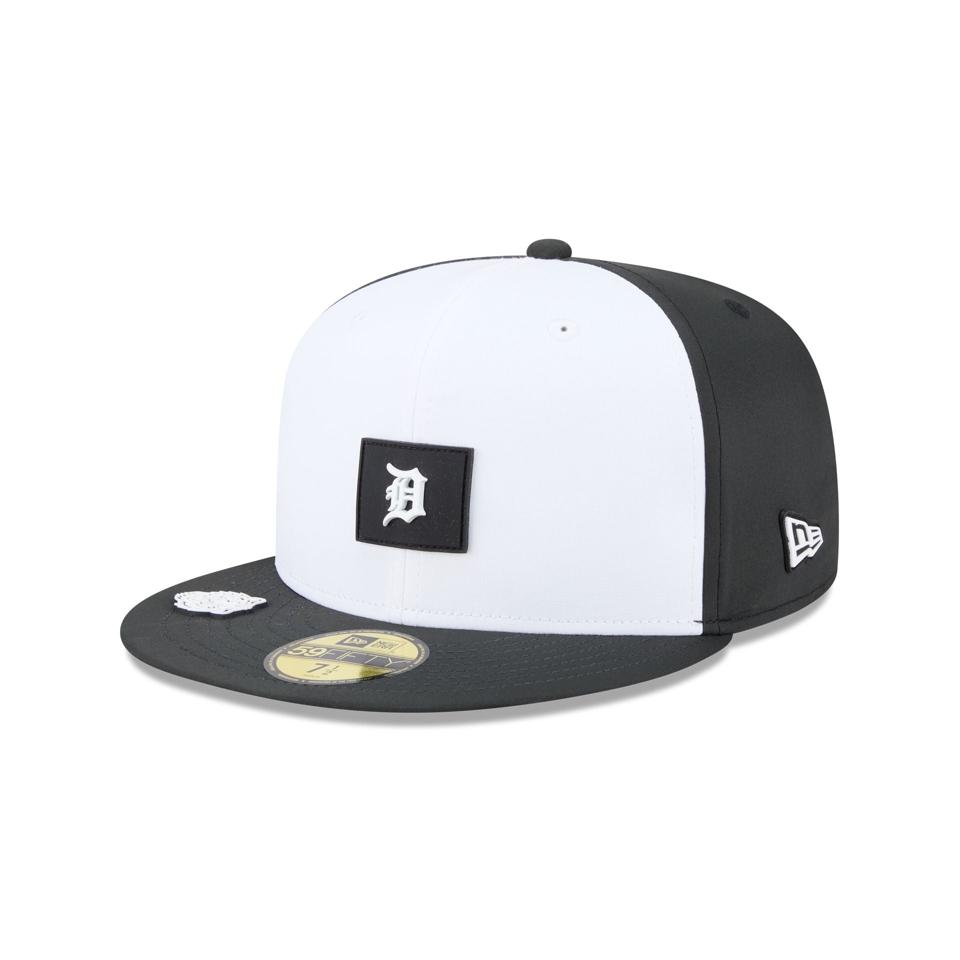 Detroit Tigers 2026 Clubhouse Black & White 59Fifty Fitted Hat - Image 3