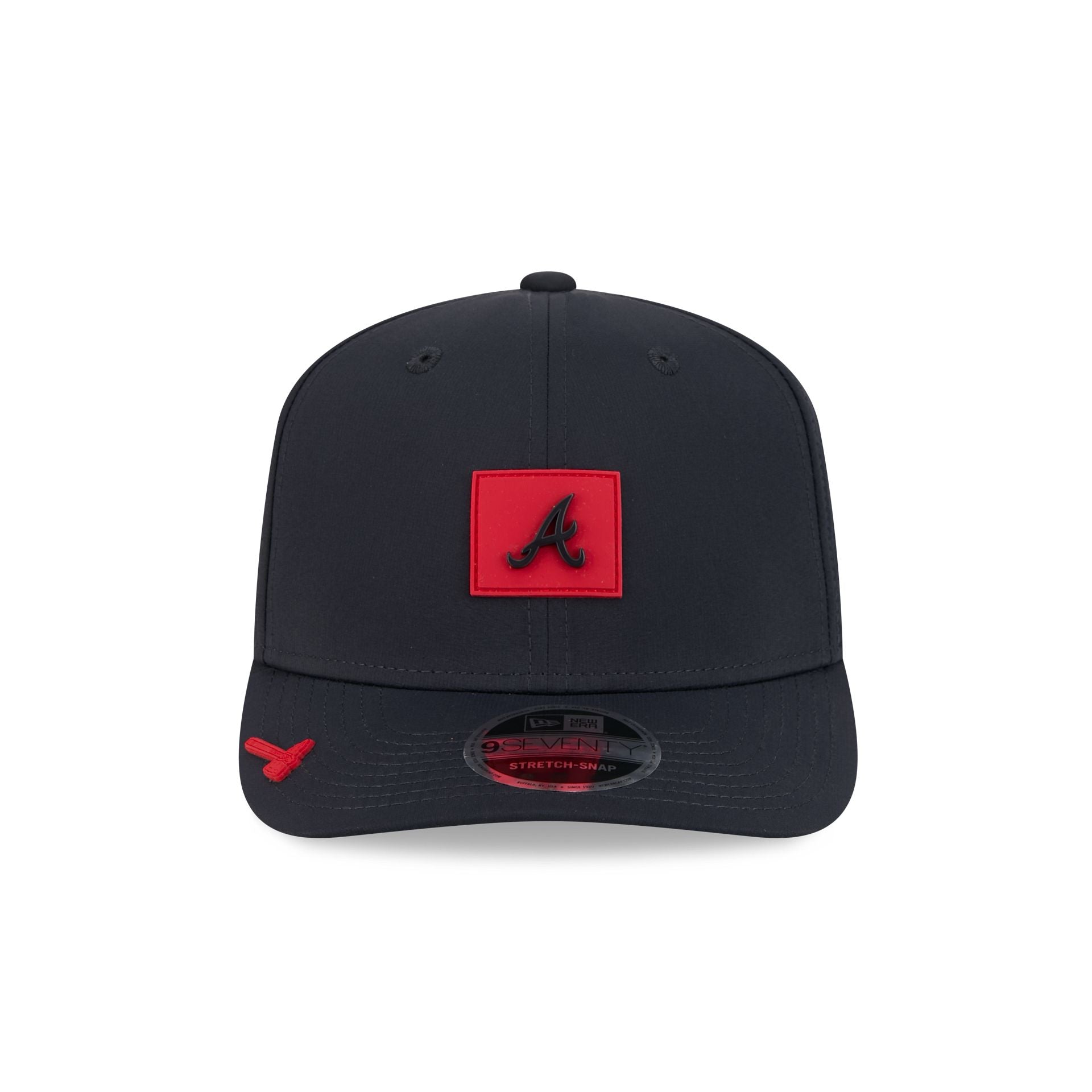 Alternative view of Atlanta Braves 2026 Clubhouse 9Seventy Stretch-Snap Hat