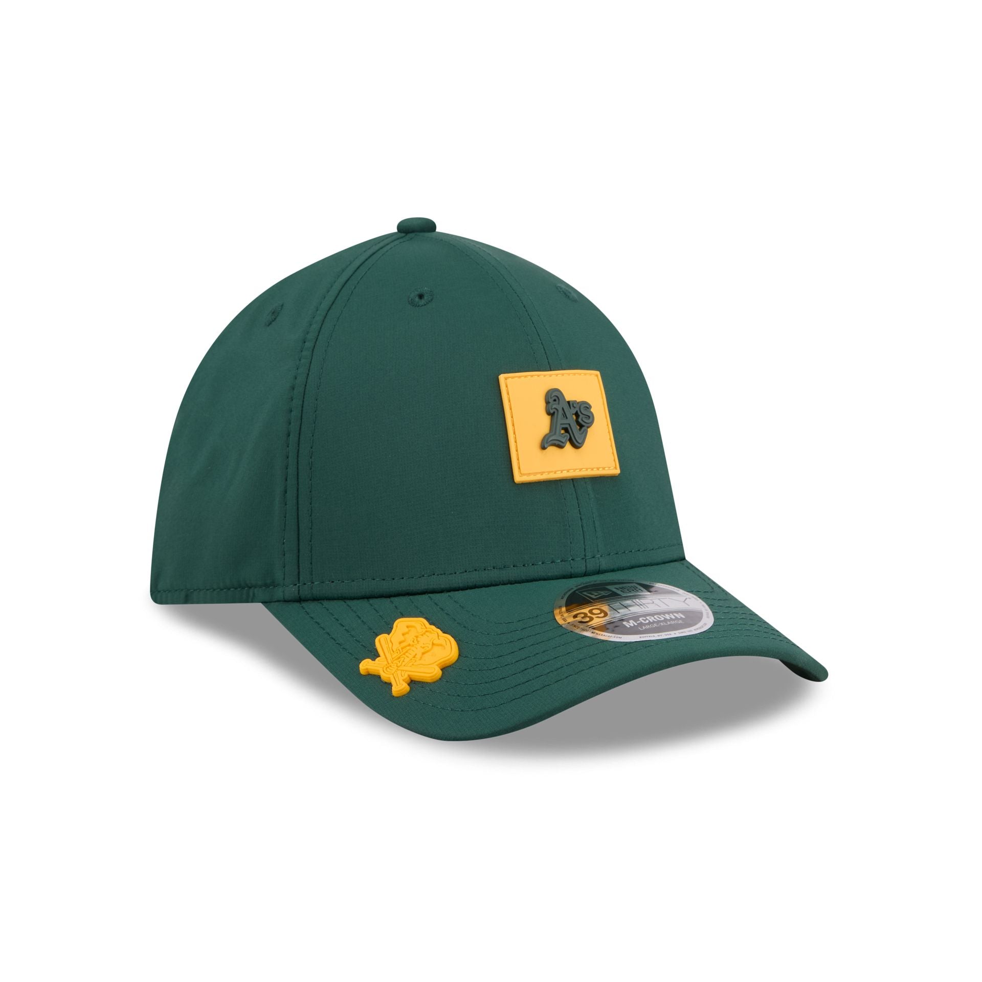 Athletics 2026 Clubhouse 39Thirty M-Crown Stretch Fit Hat