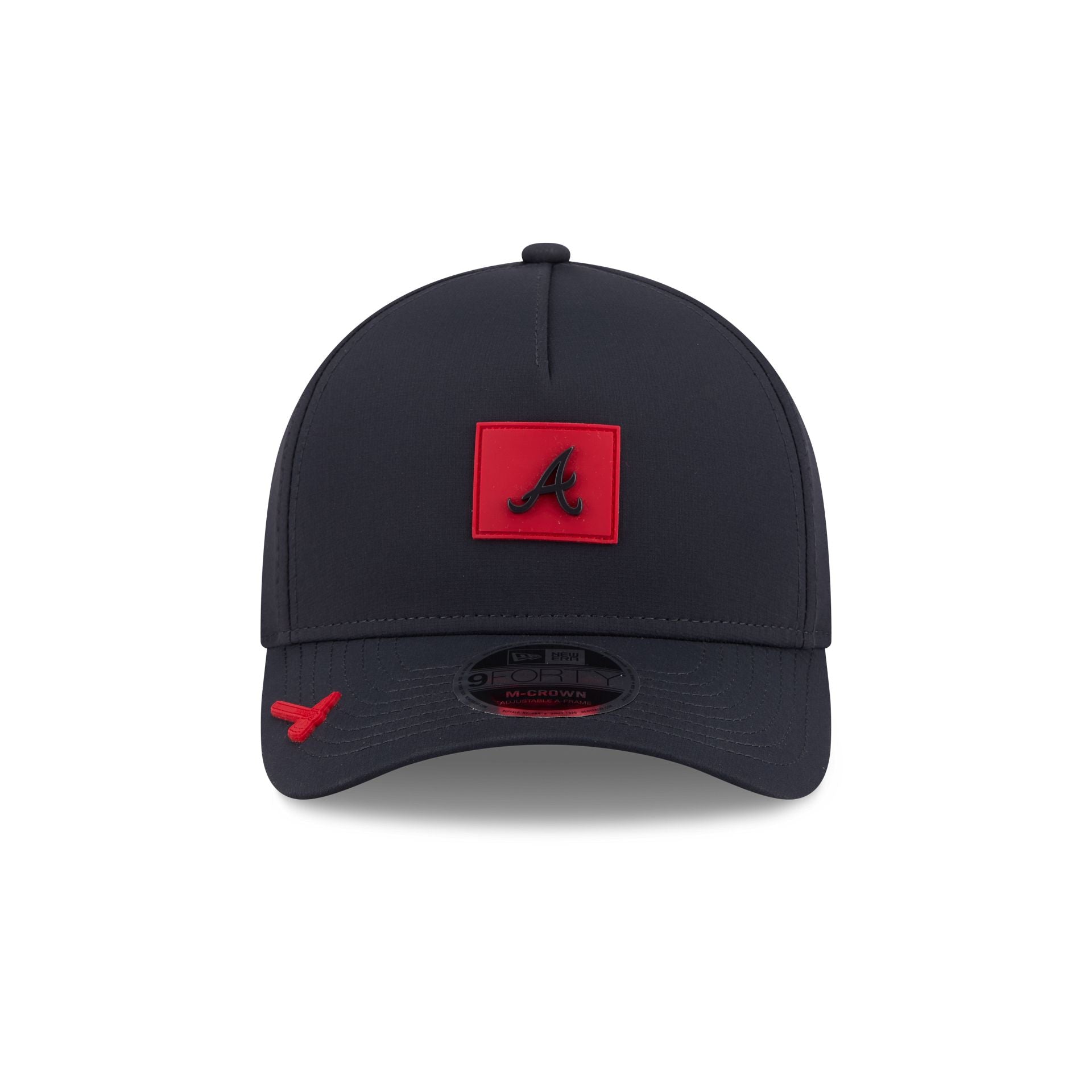 Alternative view of Atlanta Braves 2026 Clubhouse 9Forty M-Crown A-Frame Snapback Hat
