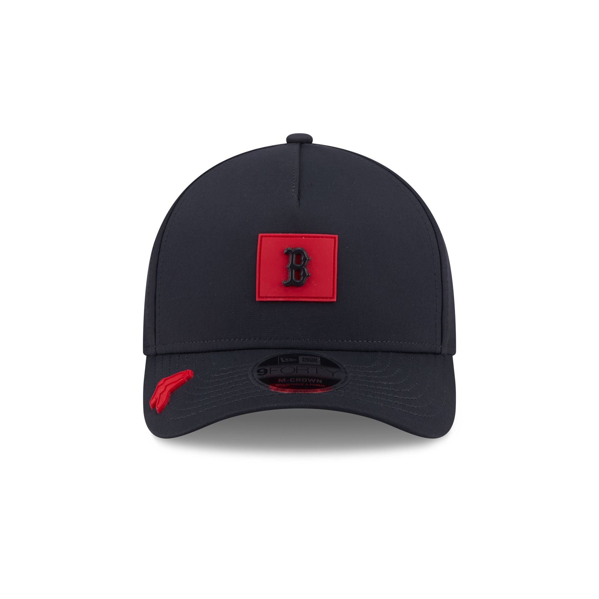 Alternative view of Boston Red Sox 2026 Clubhouse 9Forty M-Crown A-Frame Snapback Hat