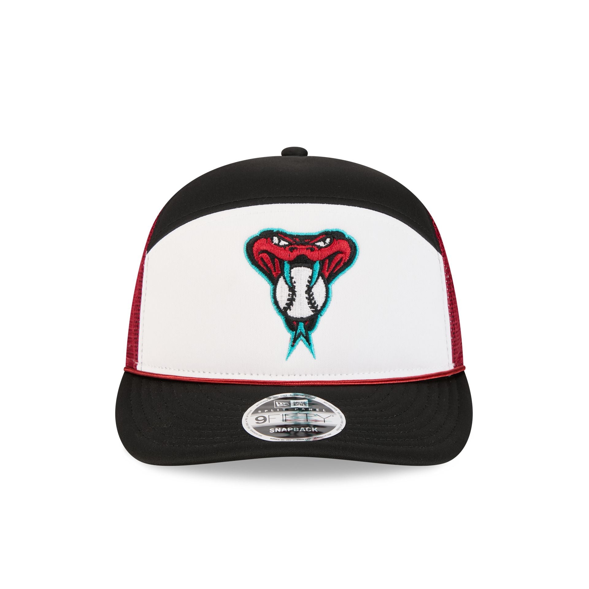 Alternative view of Arizona Diamondbacks Blocked Split Panel 9Fifty Trucker Hat