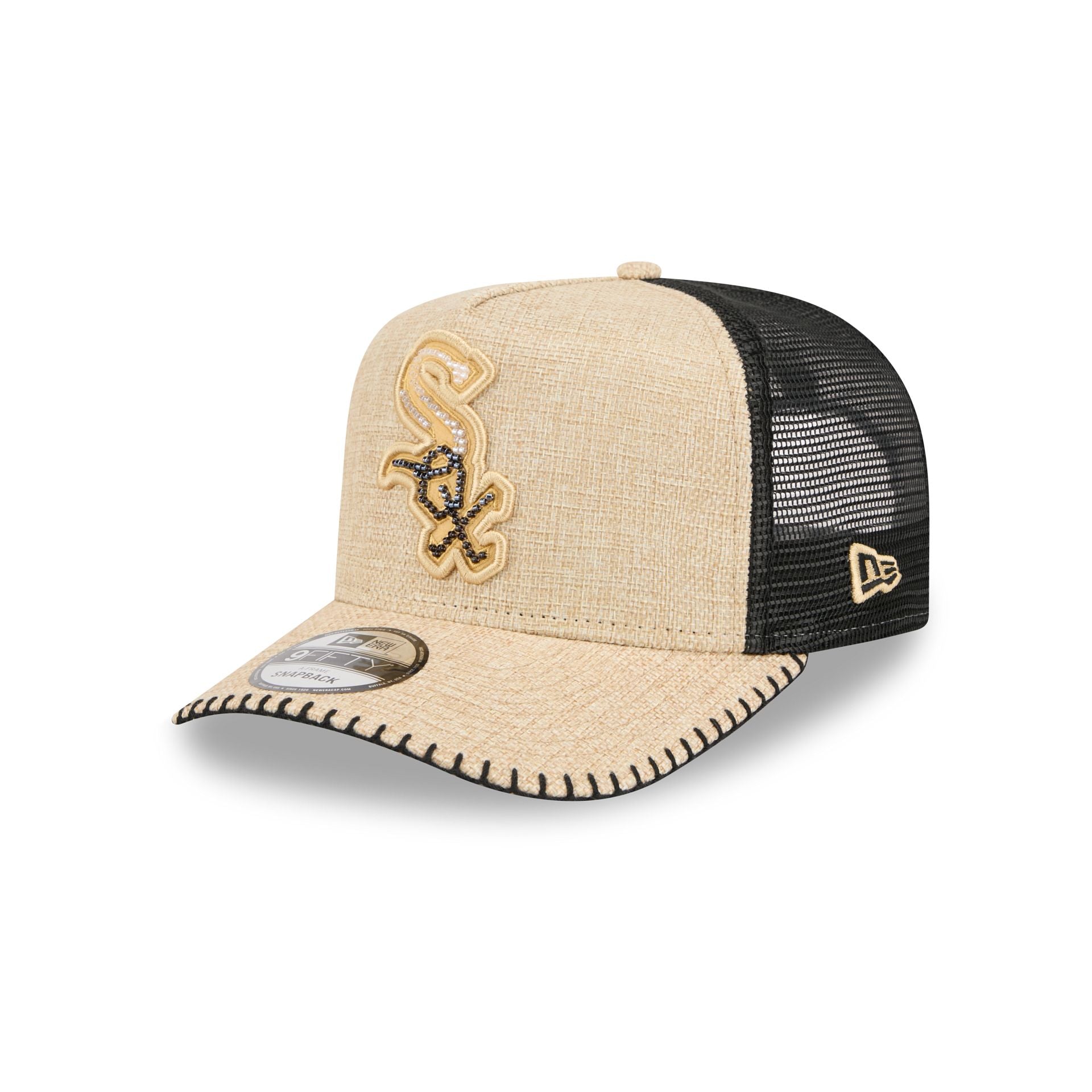 Chicago White Sox Beaded Canvas 9Fifty A-Frame Trucker Hat