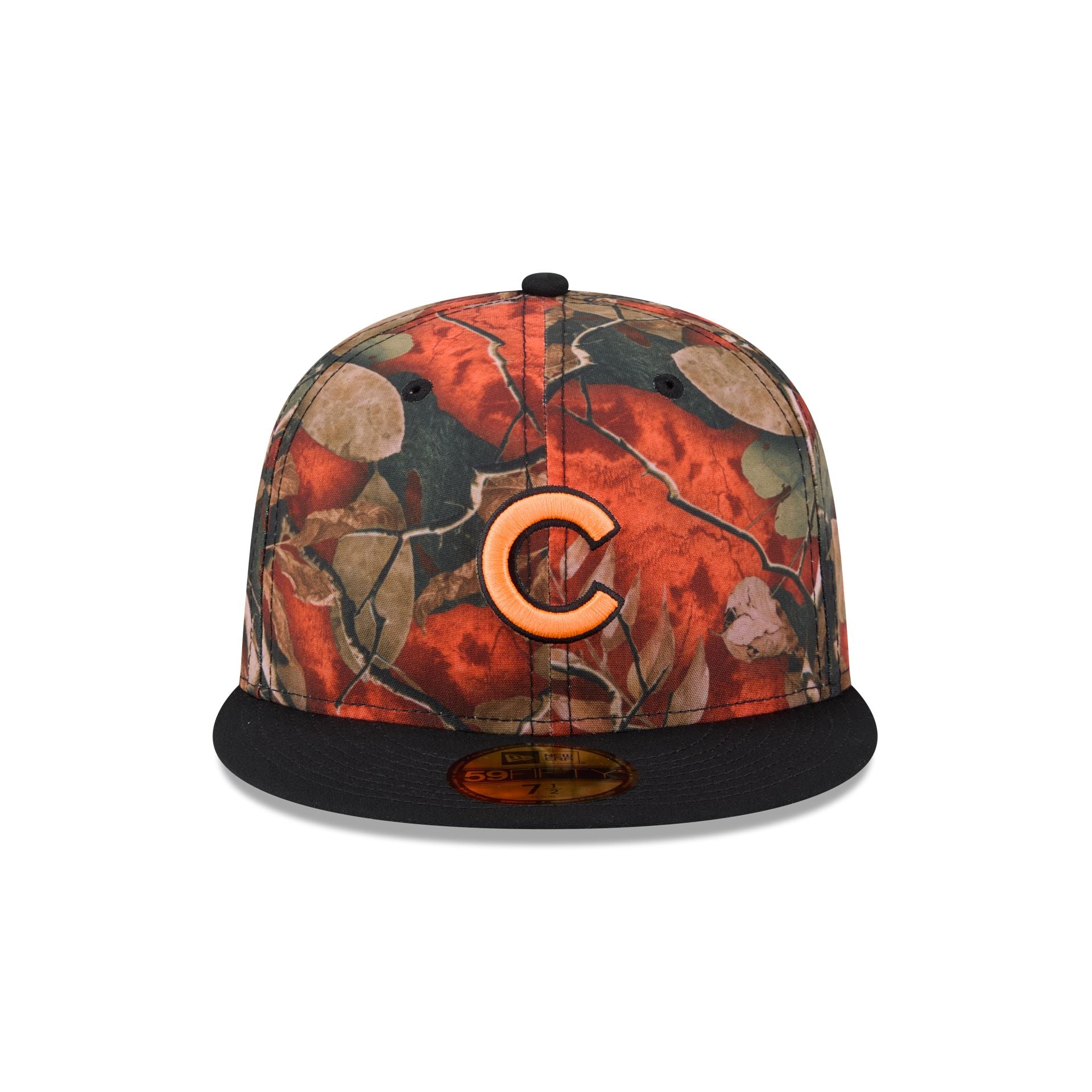 Alternative view of Chicago Cubs Amber Leaves 59Fifty Fitted Hat