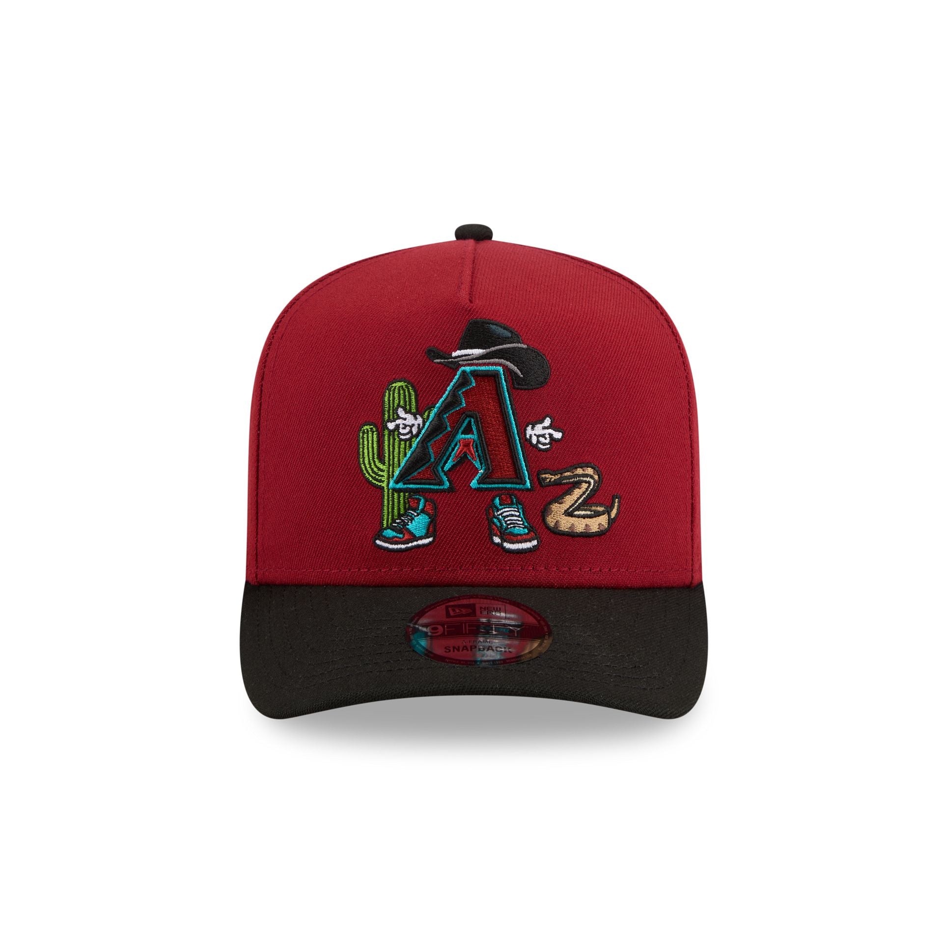 Alternative view of Arizona Diamondbacks Cartoon 9Fifty A-Frame Snapback Hat