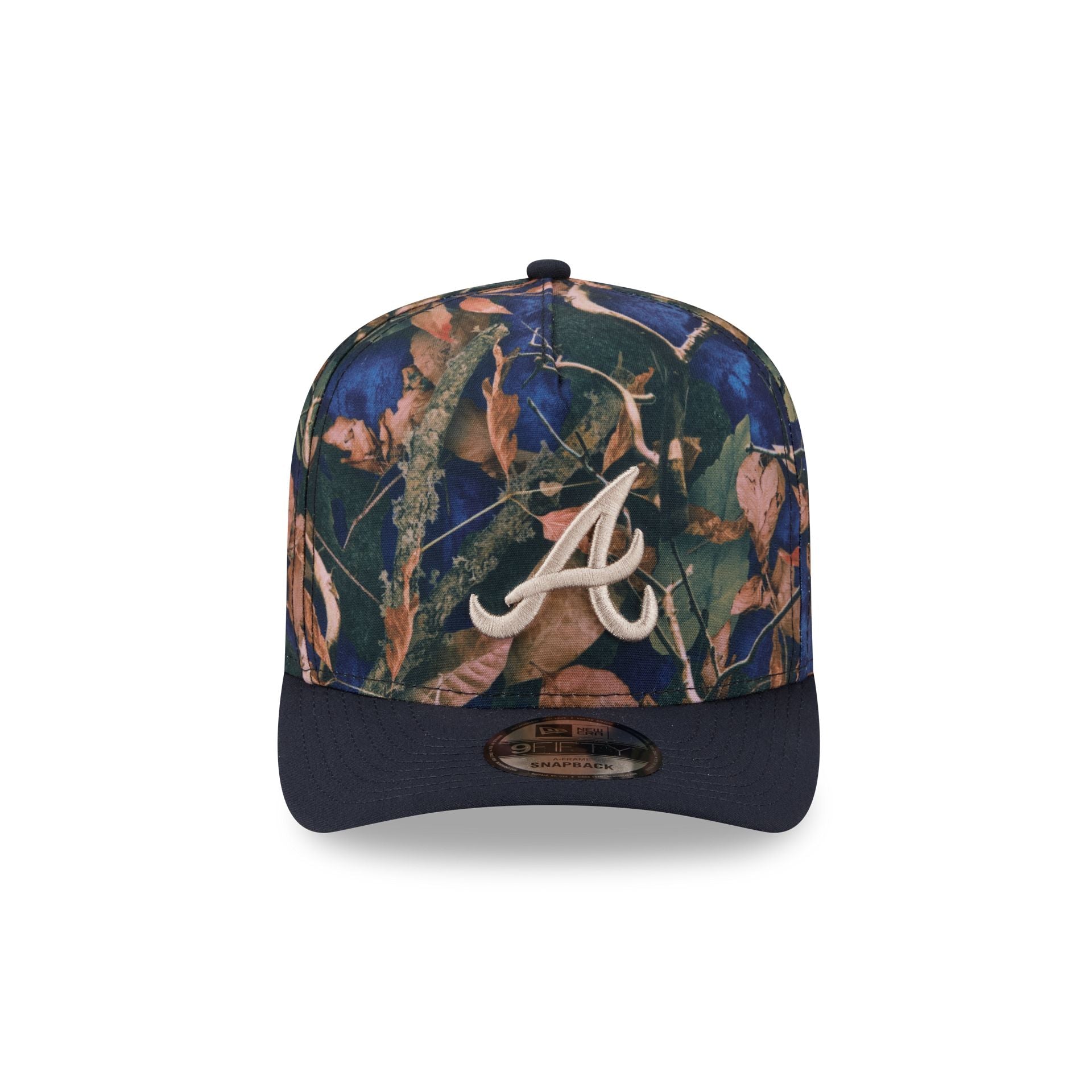 Alternative view of Atlanta Braves Leaves 9Fifty A-Frame Snapback Hat