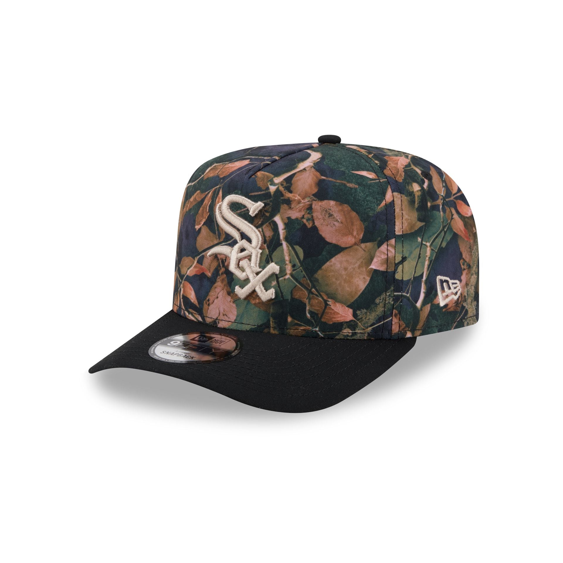 Chicago White Sox Leaves 9Fifty A-Frame Snapback Hat - Image 3