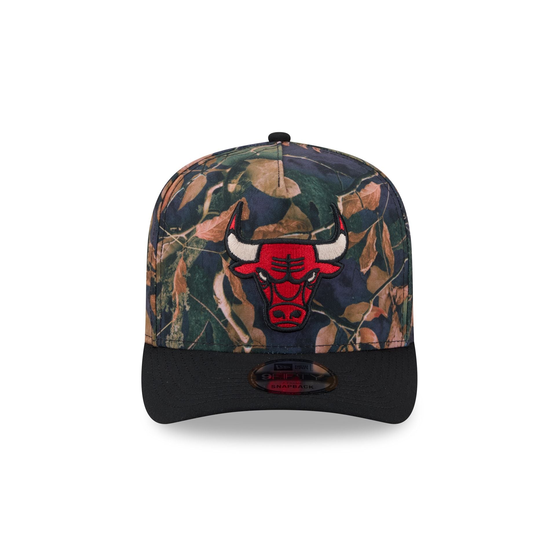 Chicago Bulls Leaves 9Fifty A-Frame Snapback Hat - Image 2