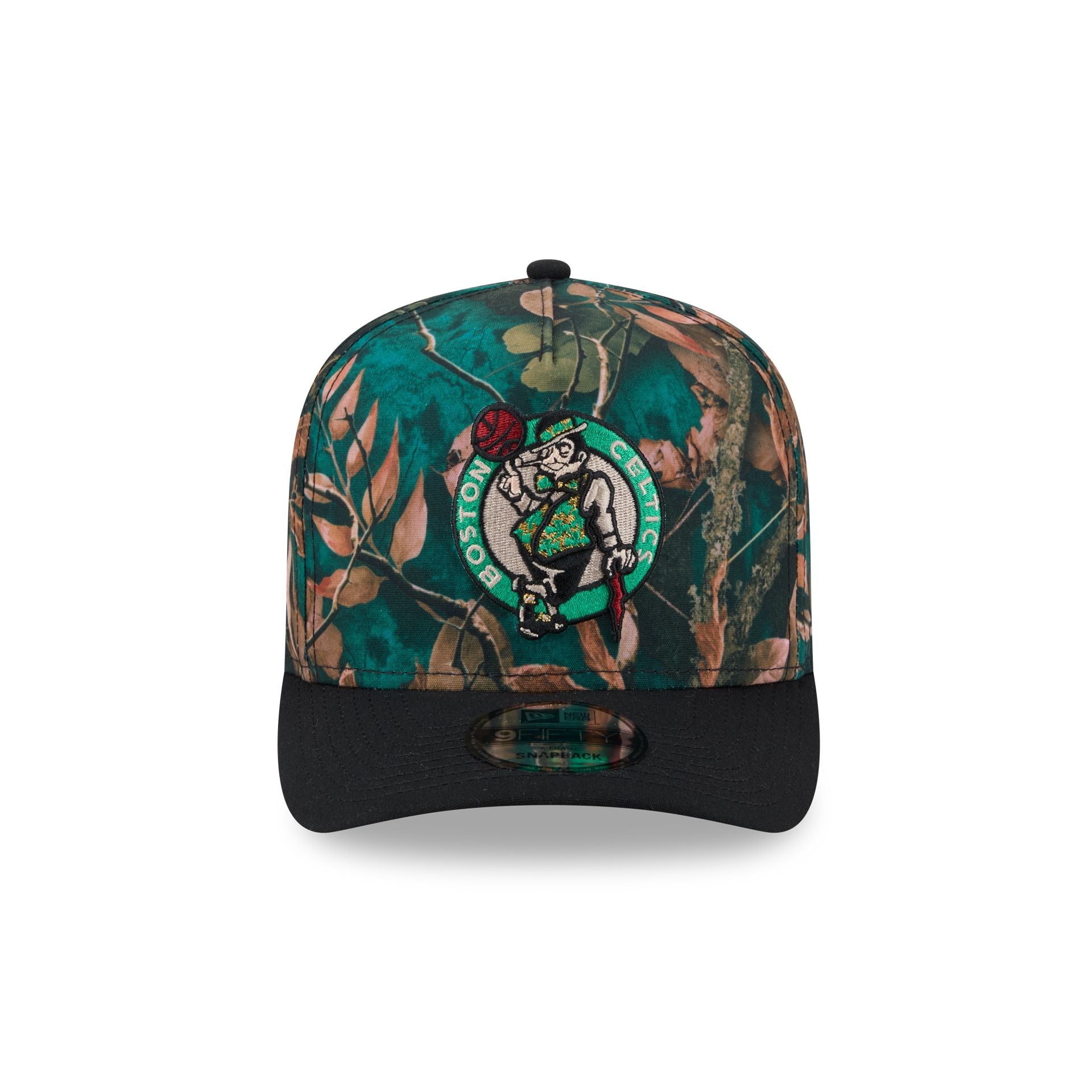 Alternative view of Boston Celtics Leaves 9Fifty A-Frame Snapback Hat