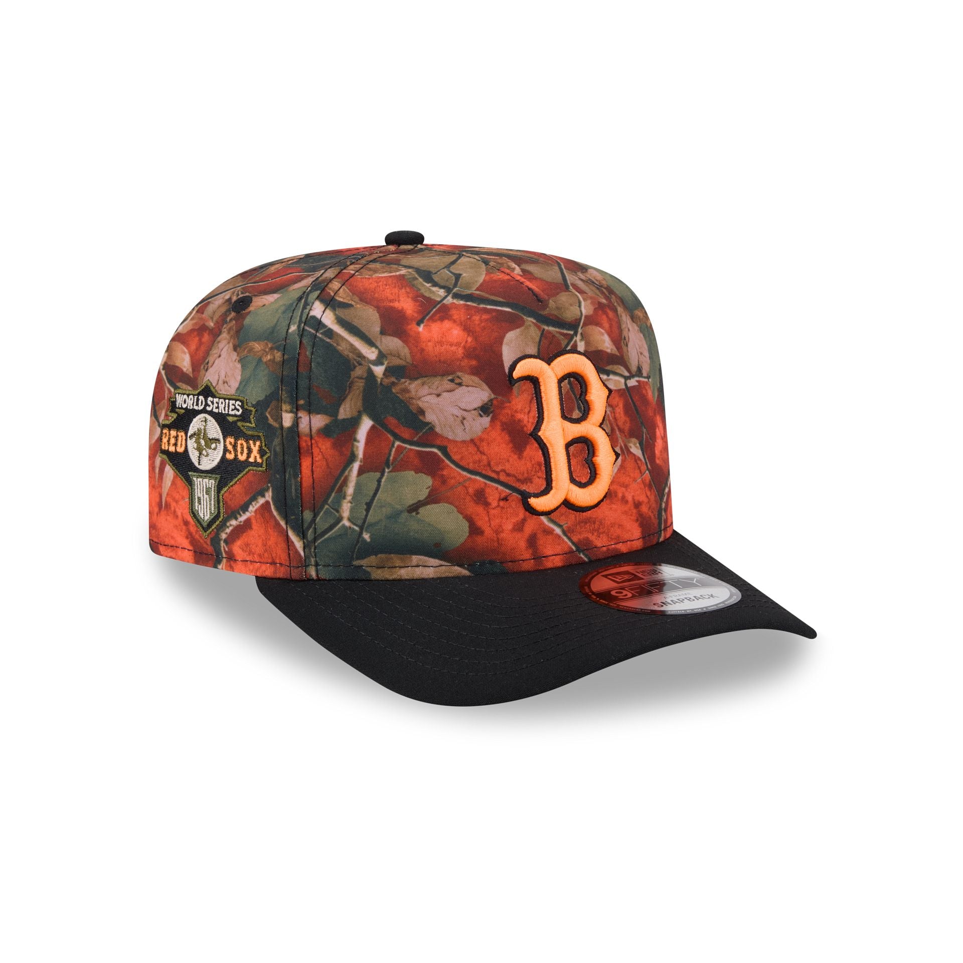 Boston Red Sox Amber Leaves 9Fifty A-Frame Snapback Hat