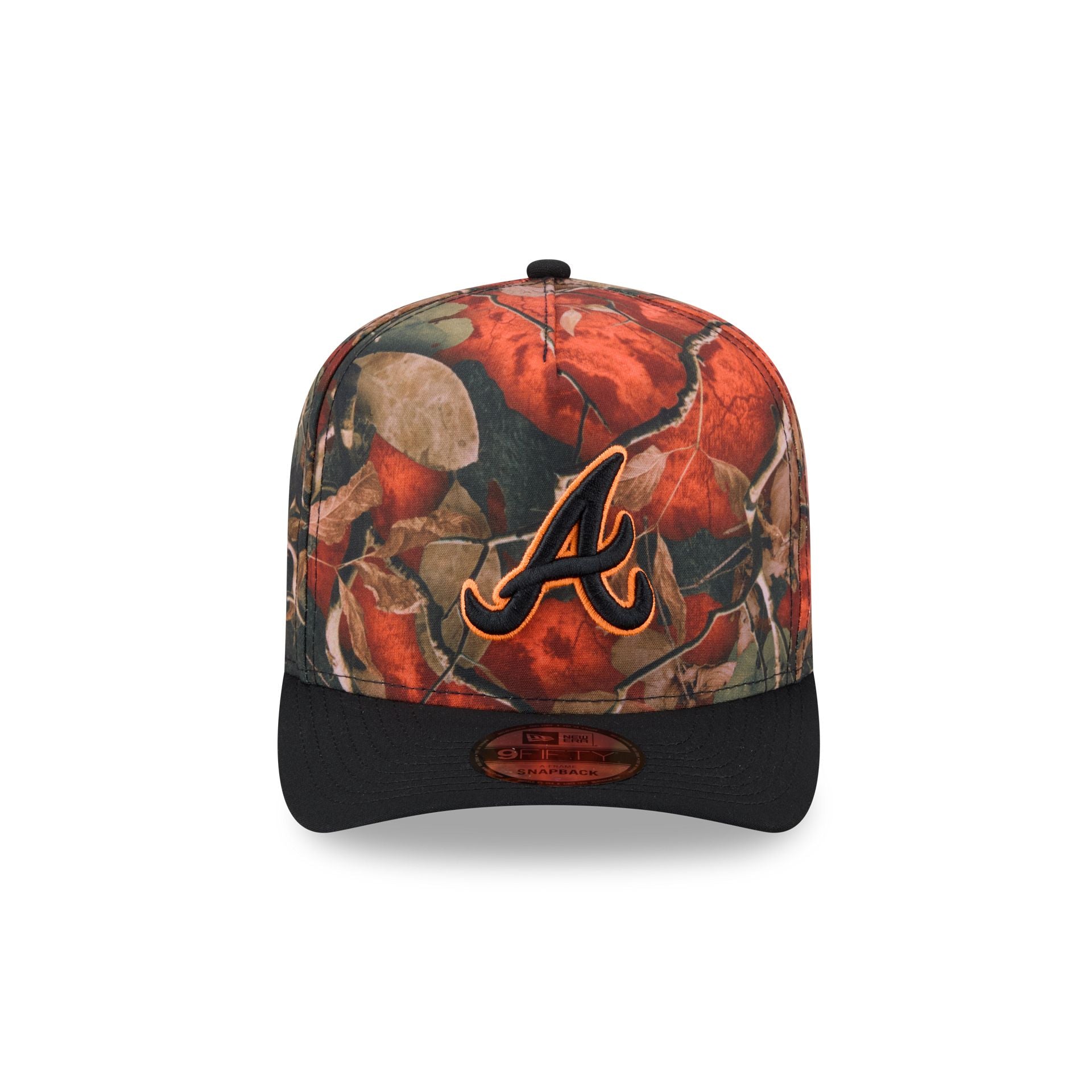 Alternative view of Atlanta Braves Amber Leaves 9Fifty A-Frame Snapback Hat