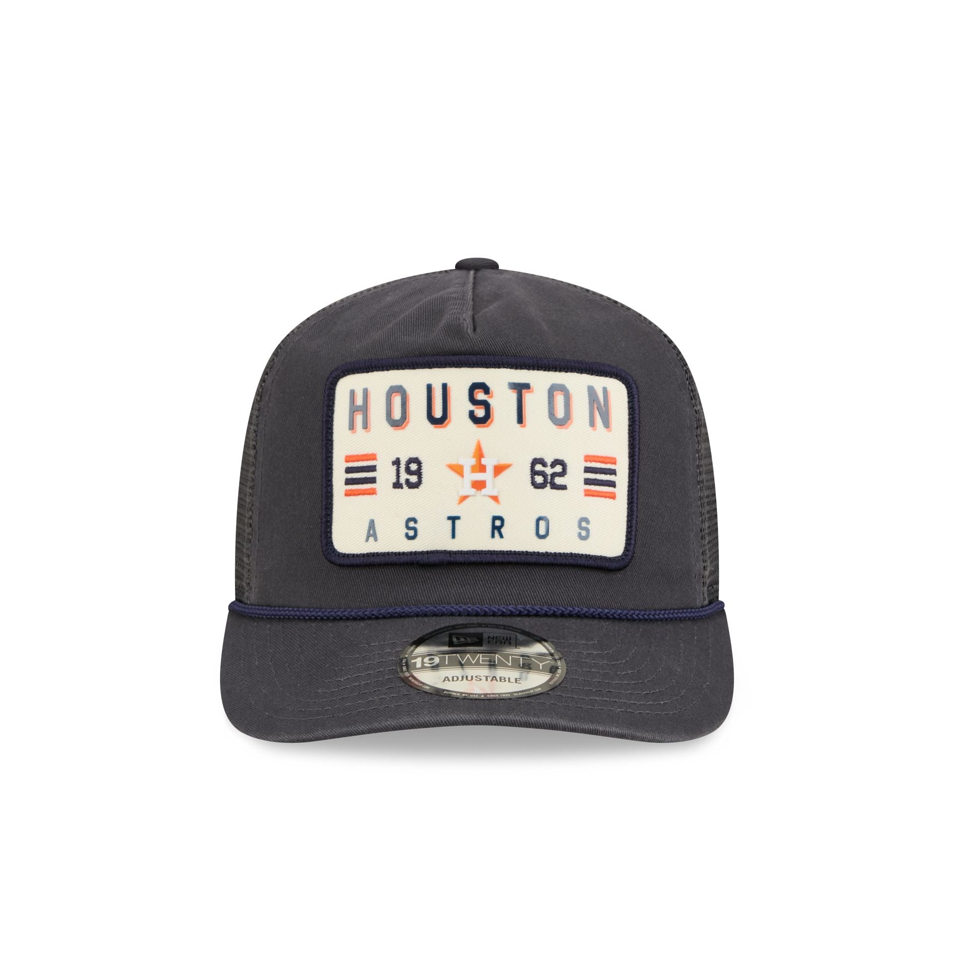 Alternative view of Houston Astros Washed Graphite 19Twenty Trucker Hat