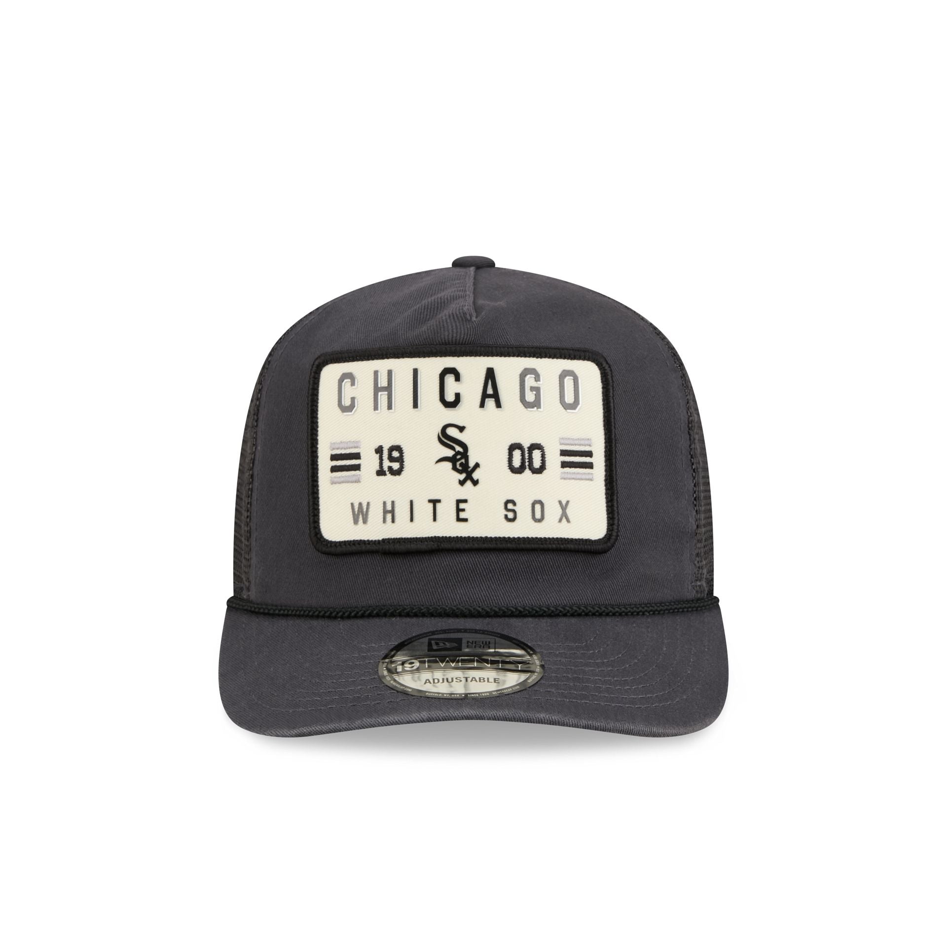 Alternative view of Chicago White Sox Washed Graphite 19Twenty Trucker Hat