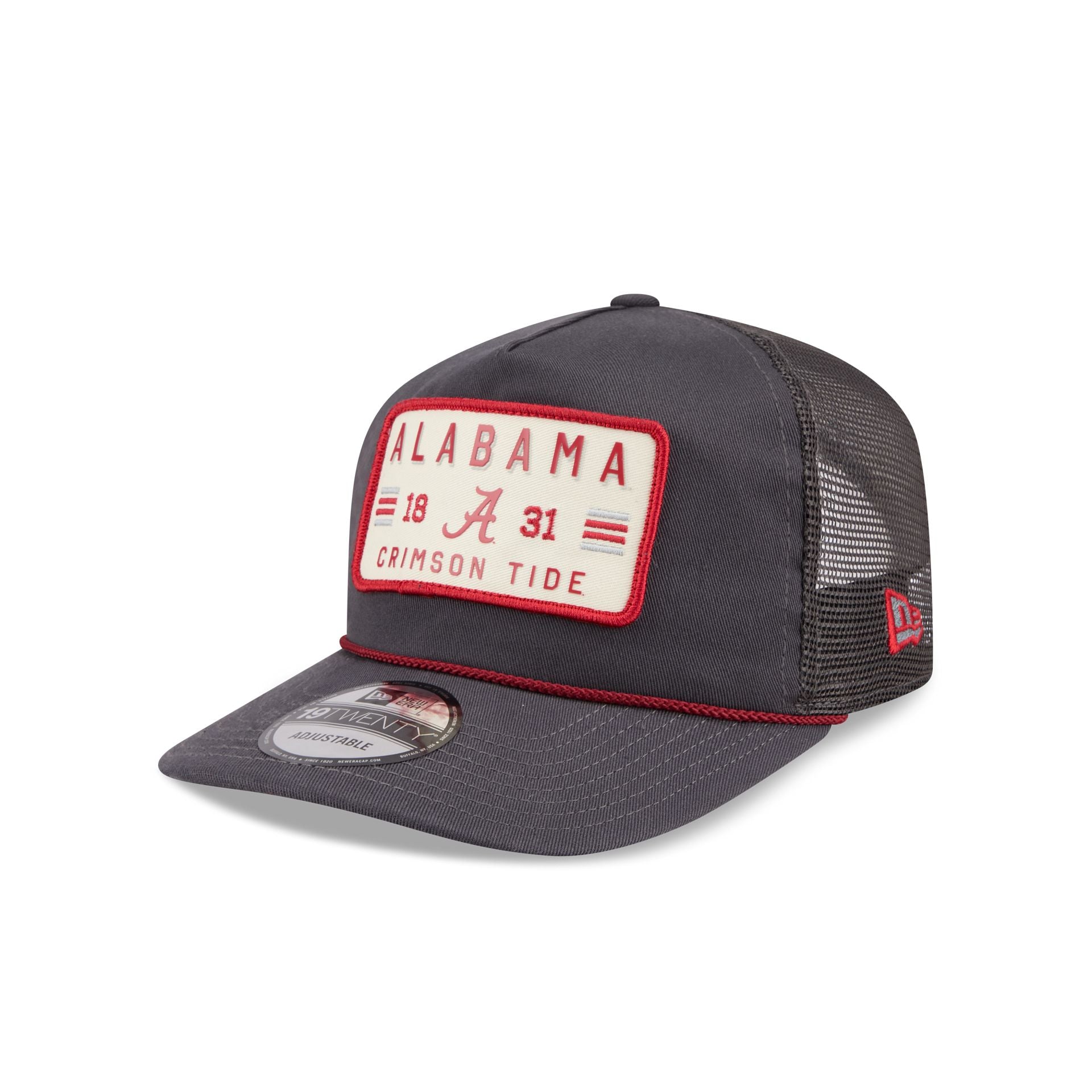 Alabama Crimson Tide Washed Graphite 19Twenty Trucker Hat