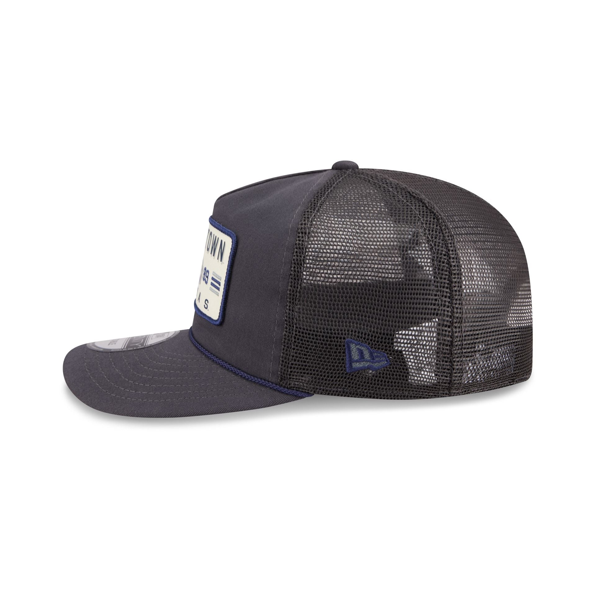 Georgetown Hoyas Washed Graphite 19Twenty Trucker Hat - Image 4