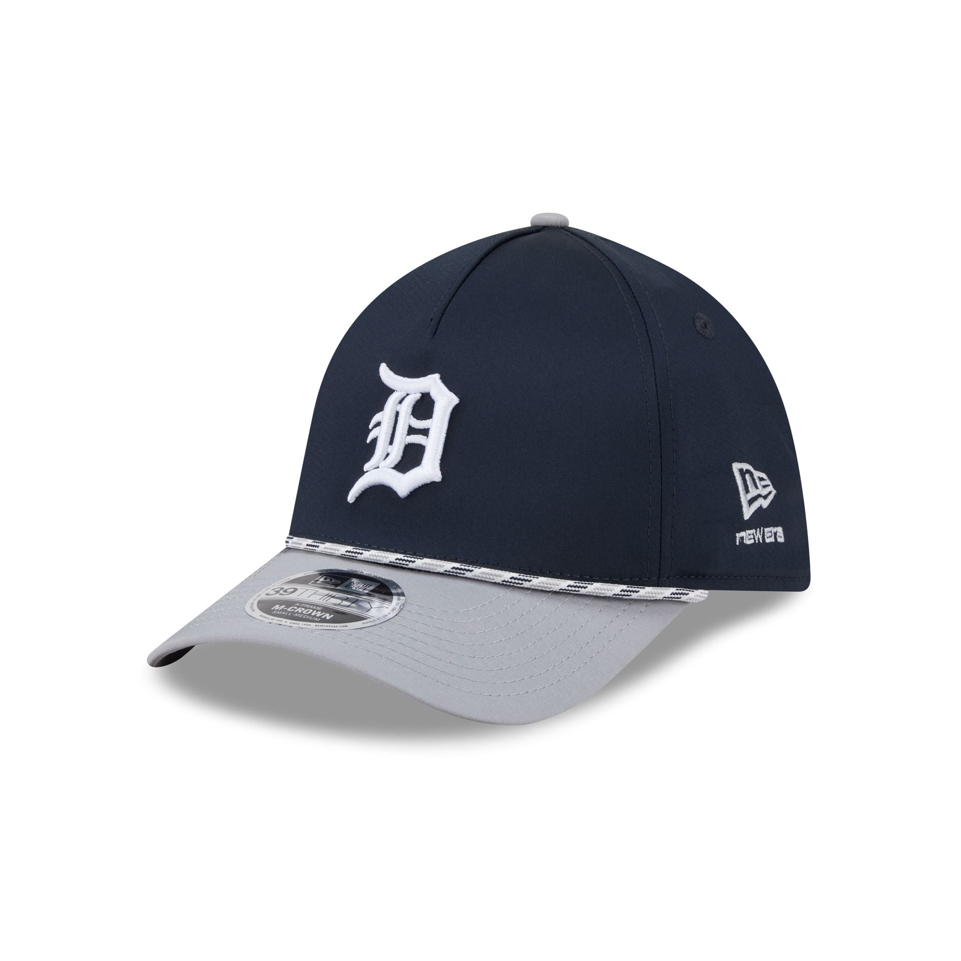Detroit Tigers Rope 39Thirty M-Crown A-Frame Stretch Fit Hat