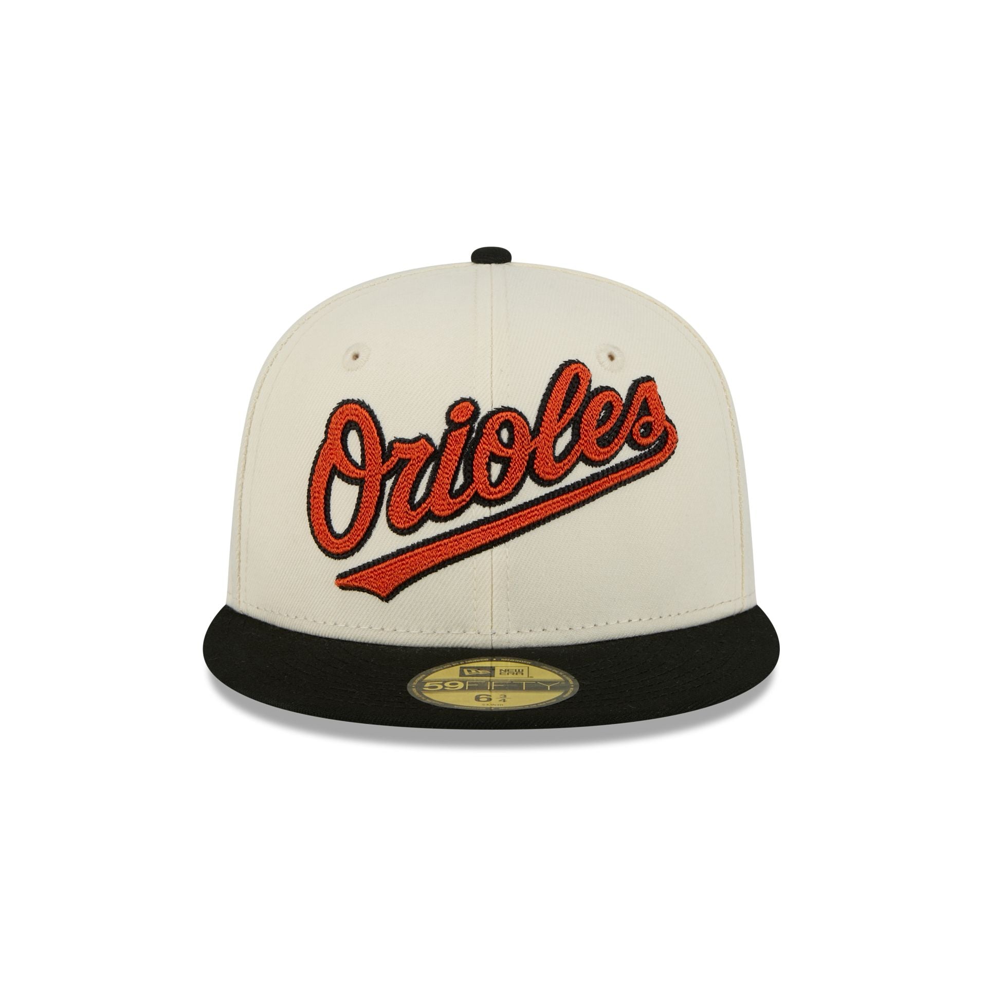 Alternative view of Baltimore Orioles Two Tone Stitch 59Fifty Fitted Hat