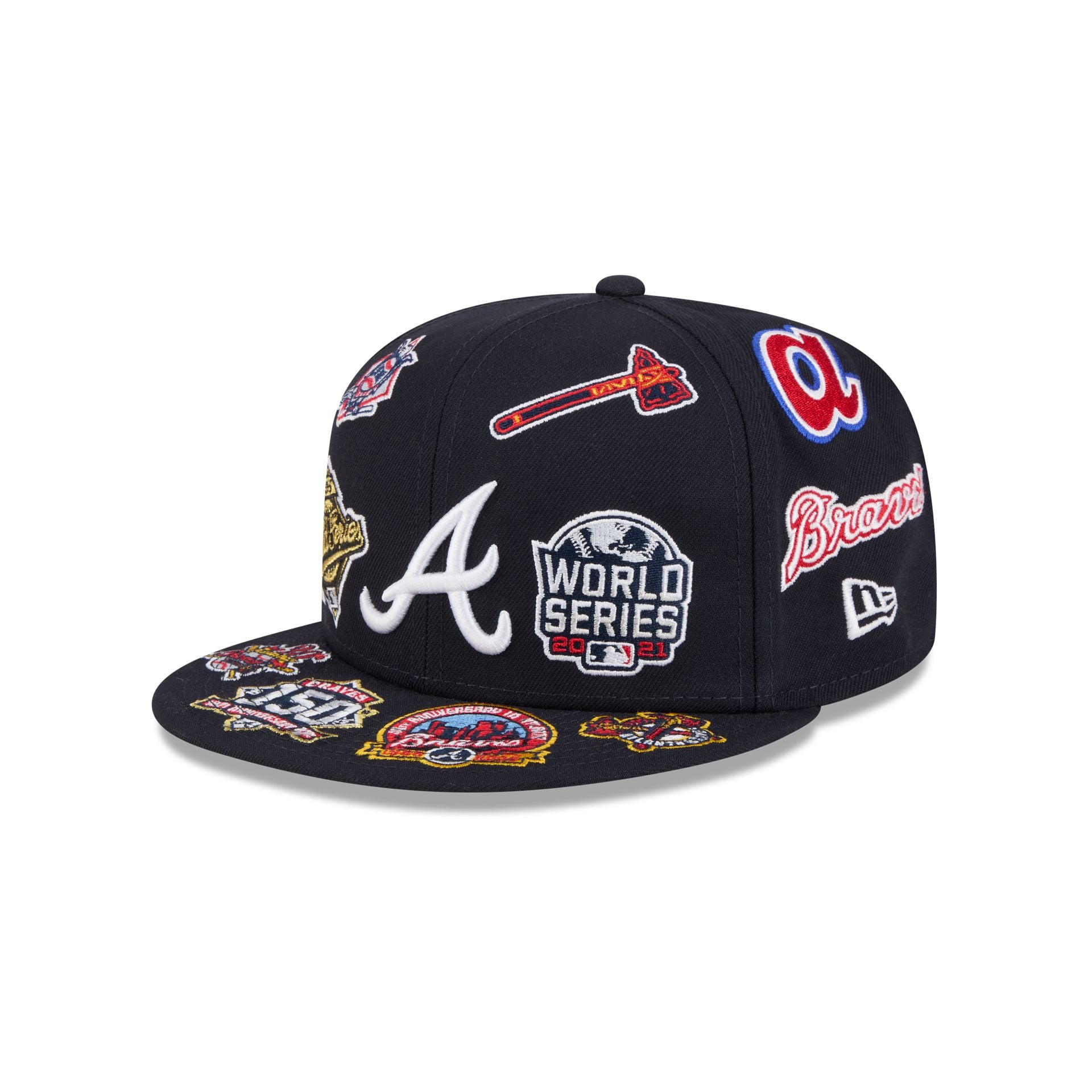 Atlanta Braves All Over 59Fifty Fitted Hat