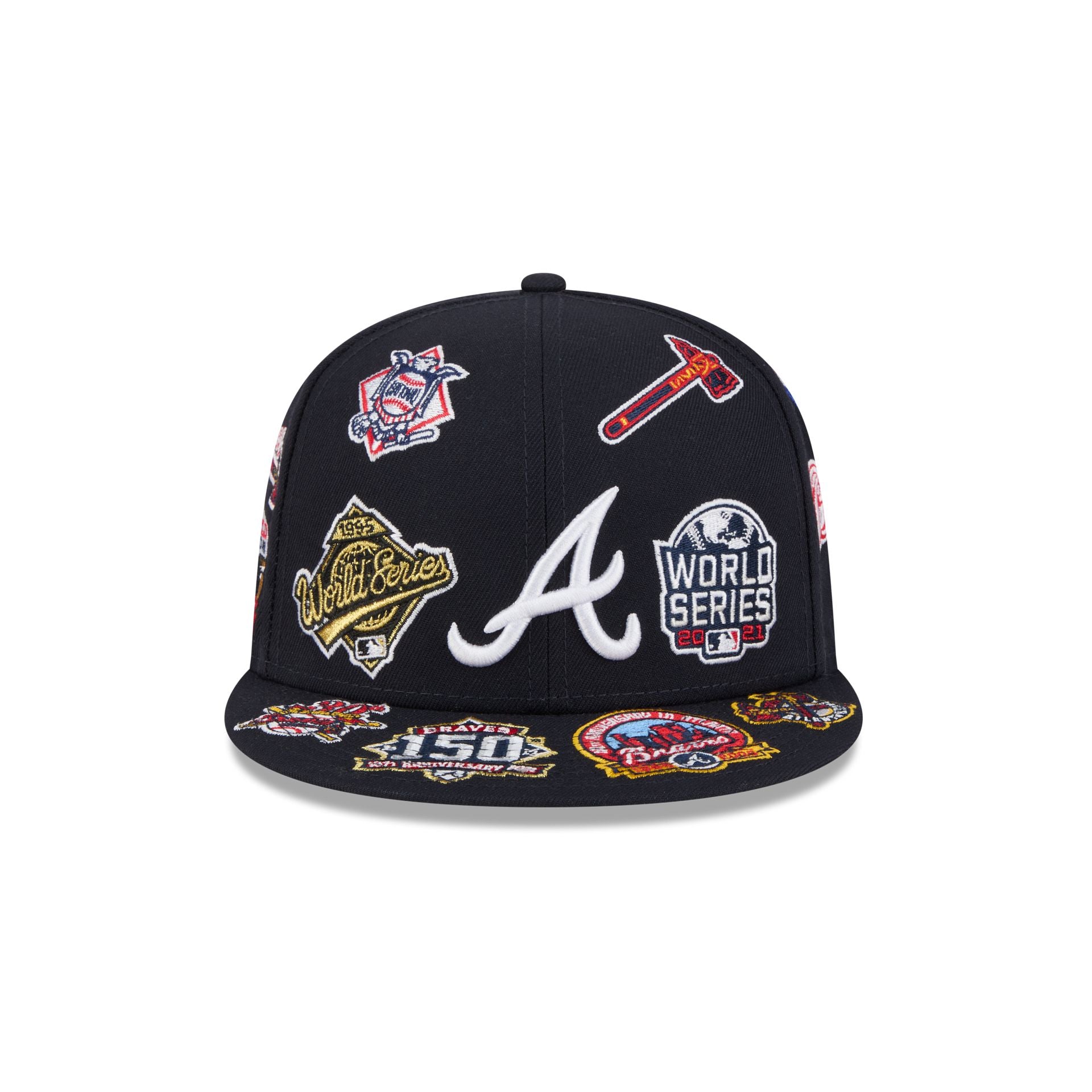 Alternative view of Atlanta Braves All Over 59Fifty Fitted Hat